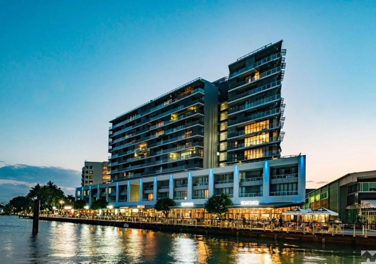 River view in Lovely One Bedroom Apartment "Cairns Harbour Lights"