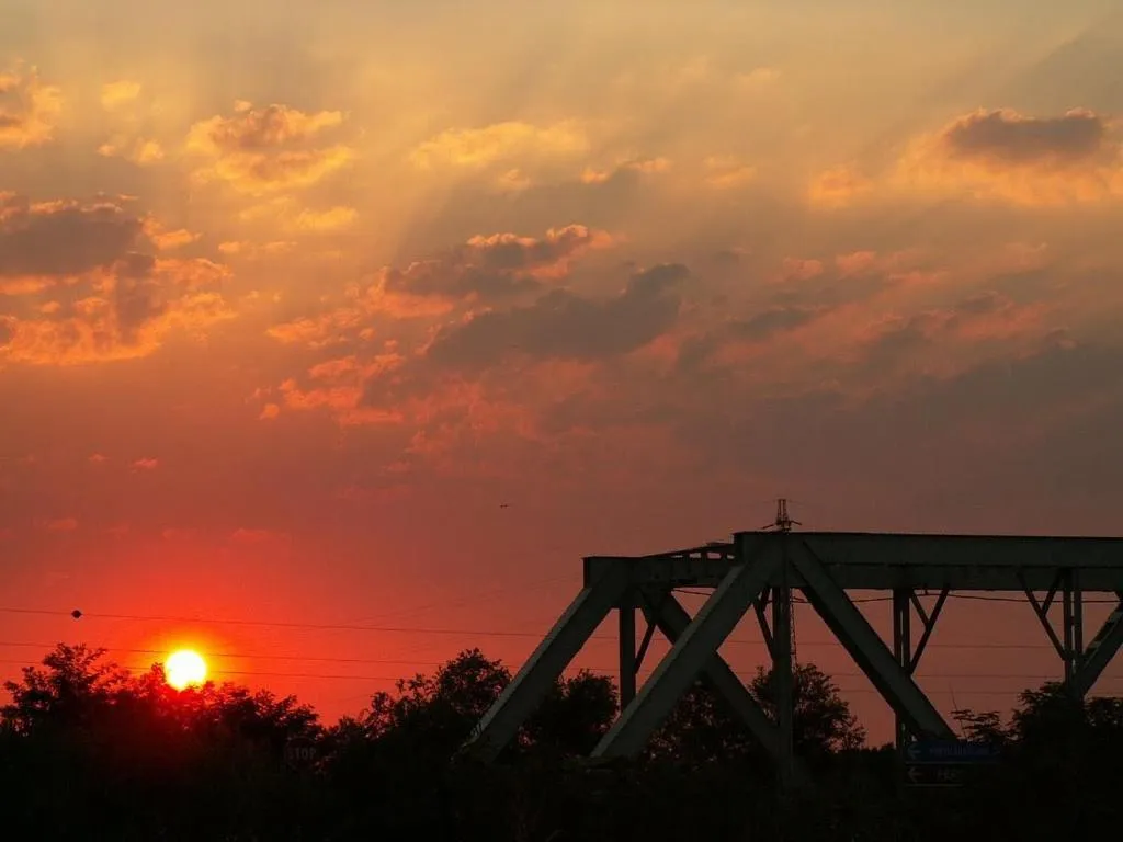 Sunset in Da Santo Hotel Ristorante Pizzeria