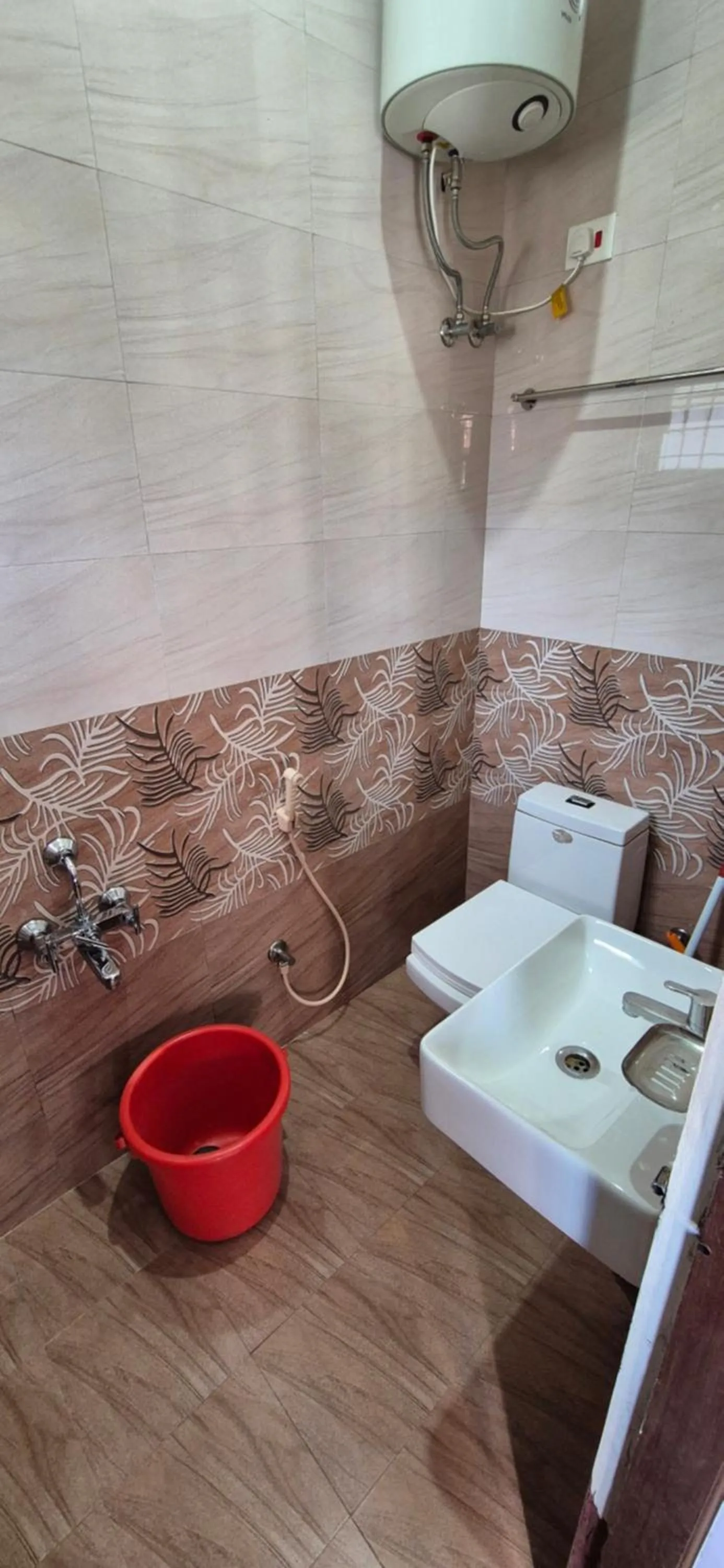 Toilet in Karpagam Residency