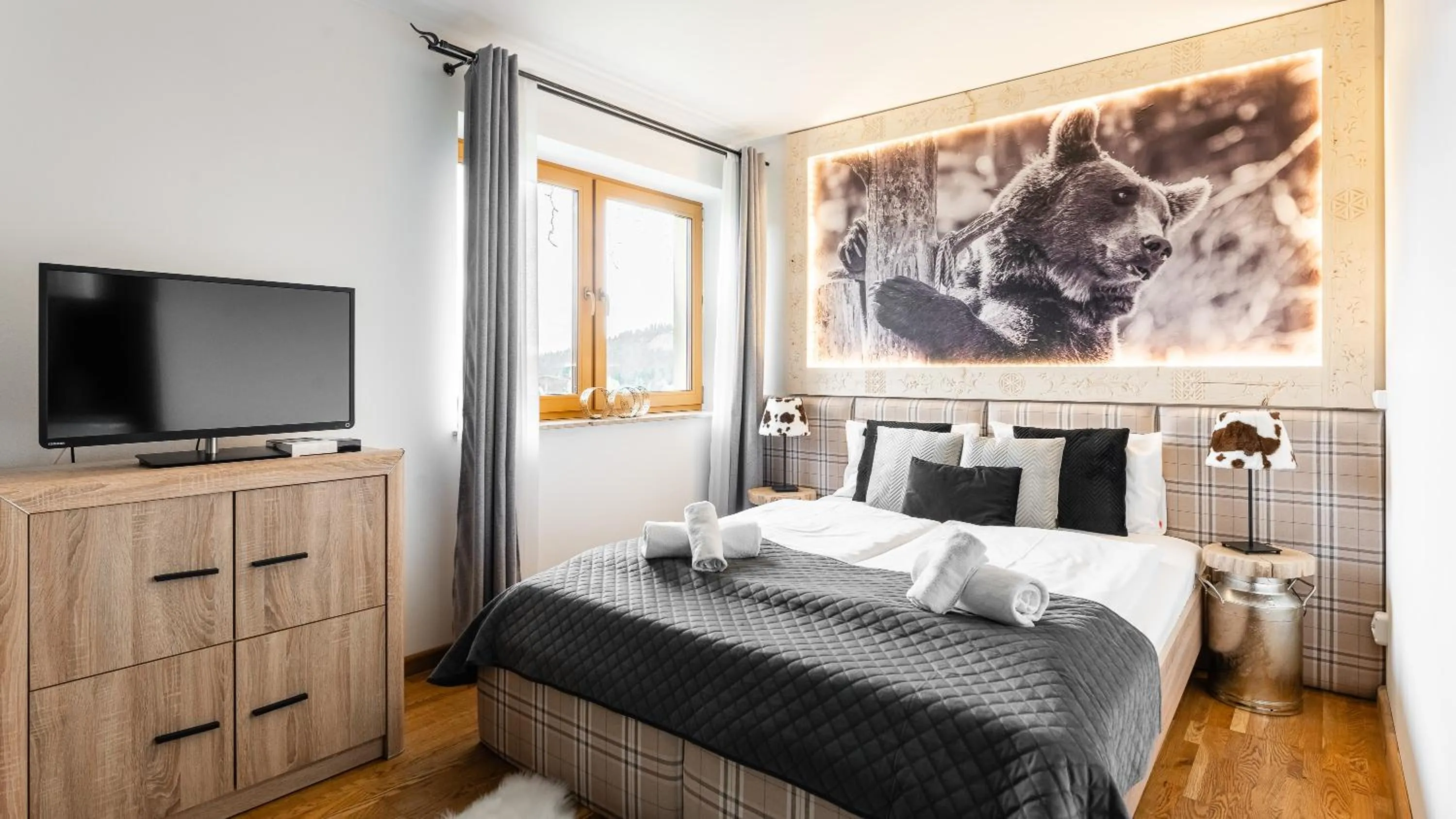 Bed in Aparthotel Delta Białka