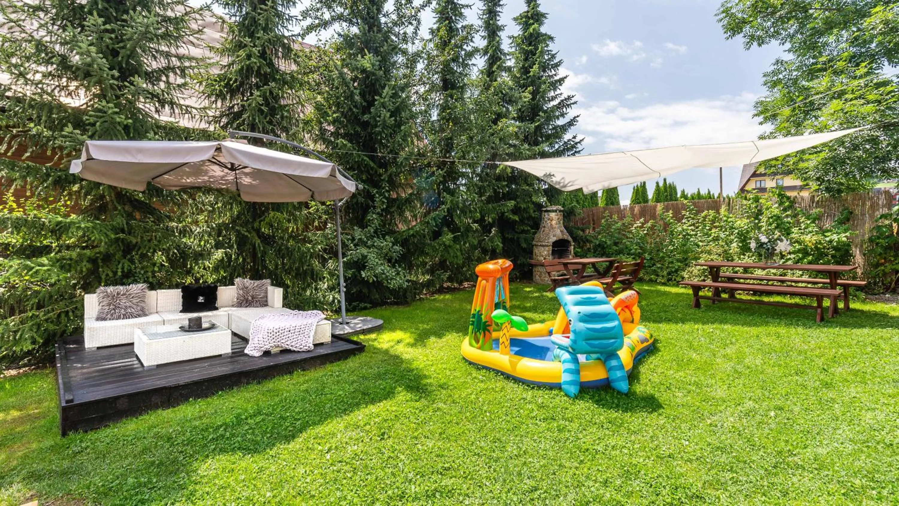 Balcony/Terrace in Aparthotel Delta Białka