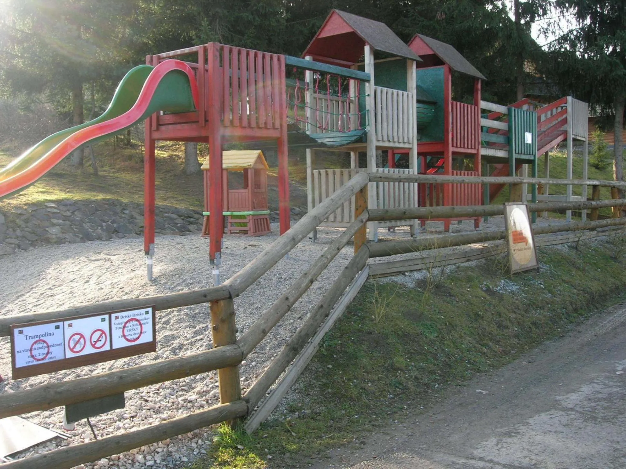Children play ground in Drevenica pod smrekom