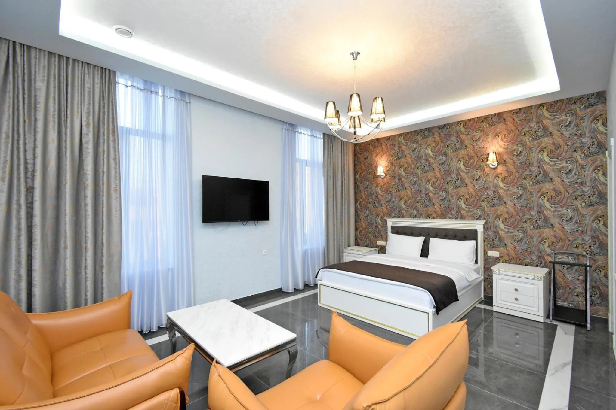 TV and multimedia, Bed in Macao Hotel