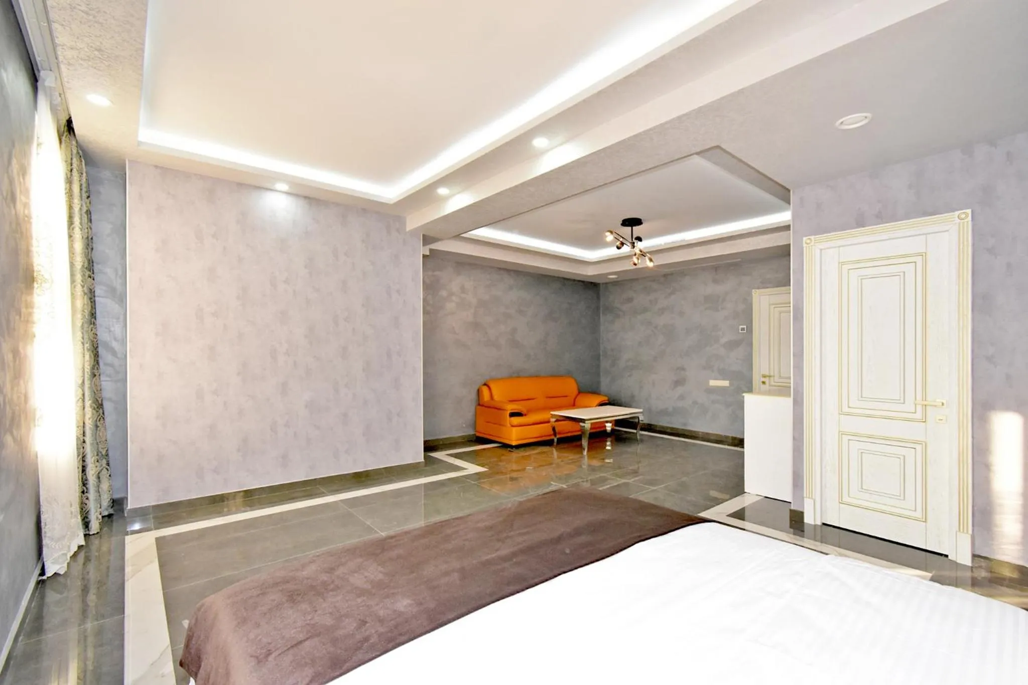 Living room, Bed in Macao Hotel