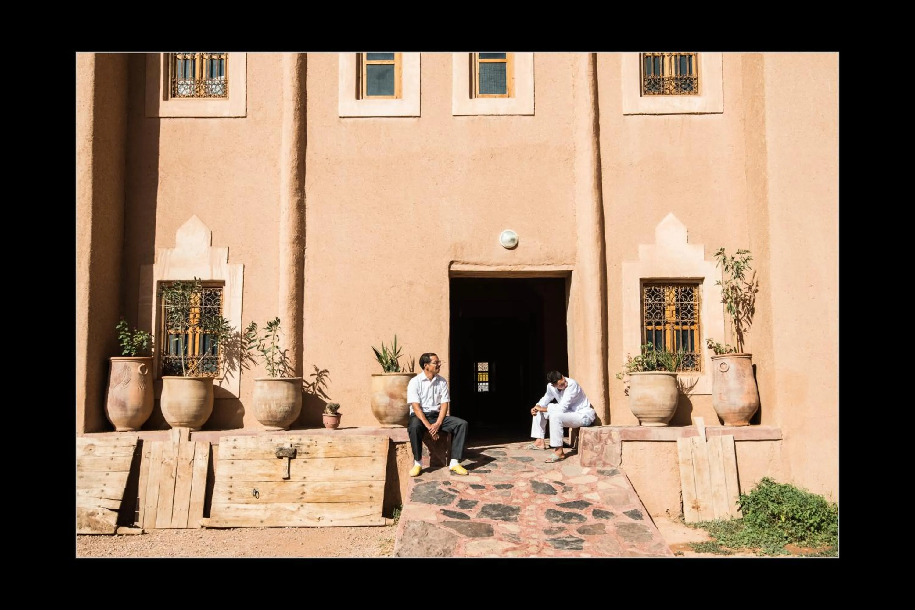 Facade/entrance in Casbah d'hôte La Jeanne Tourisme Ecologique