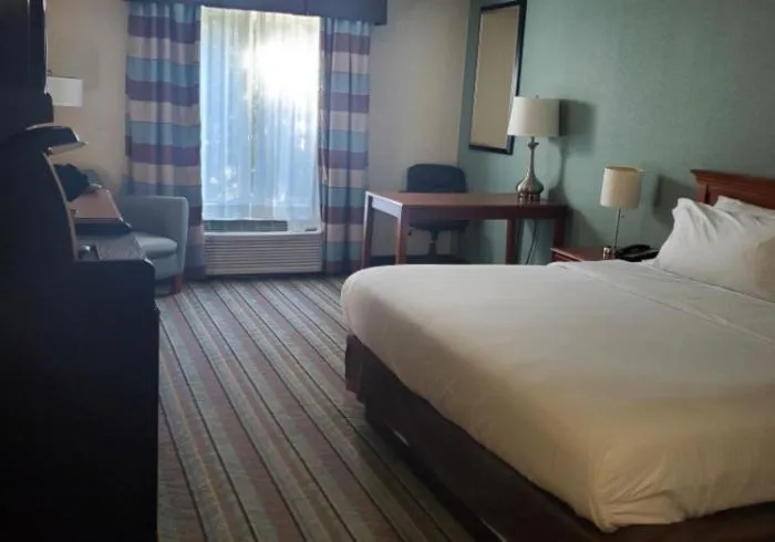 Bed in White Pine Lodge