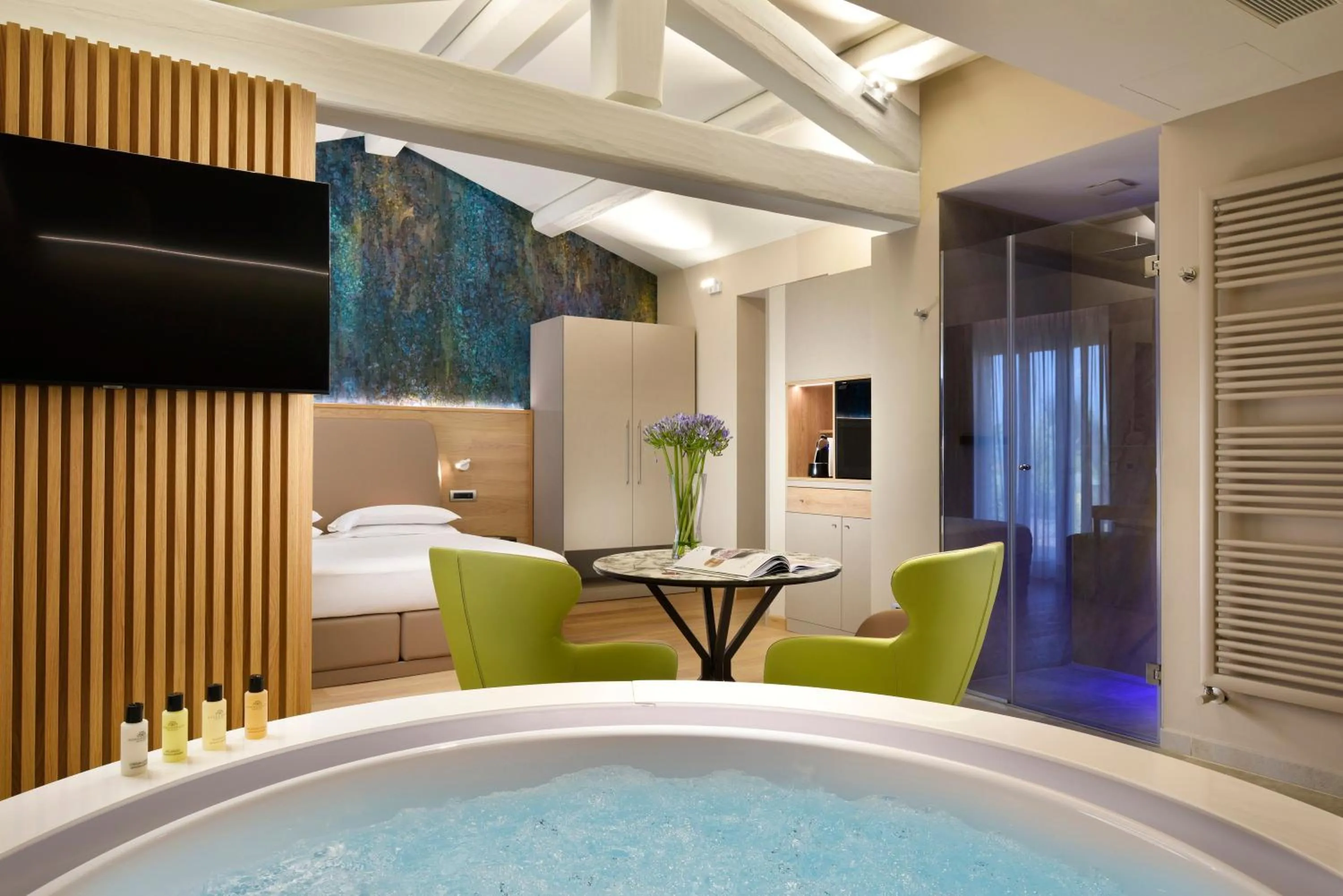 Bedroom in Borgobrufa Spa Resort Adults Only