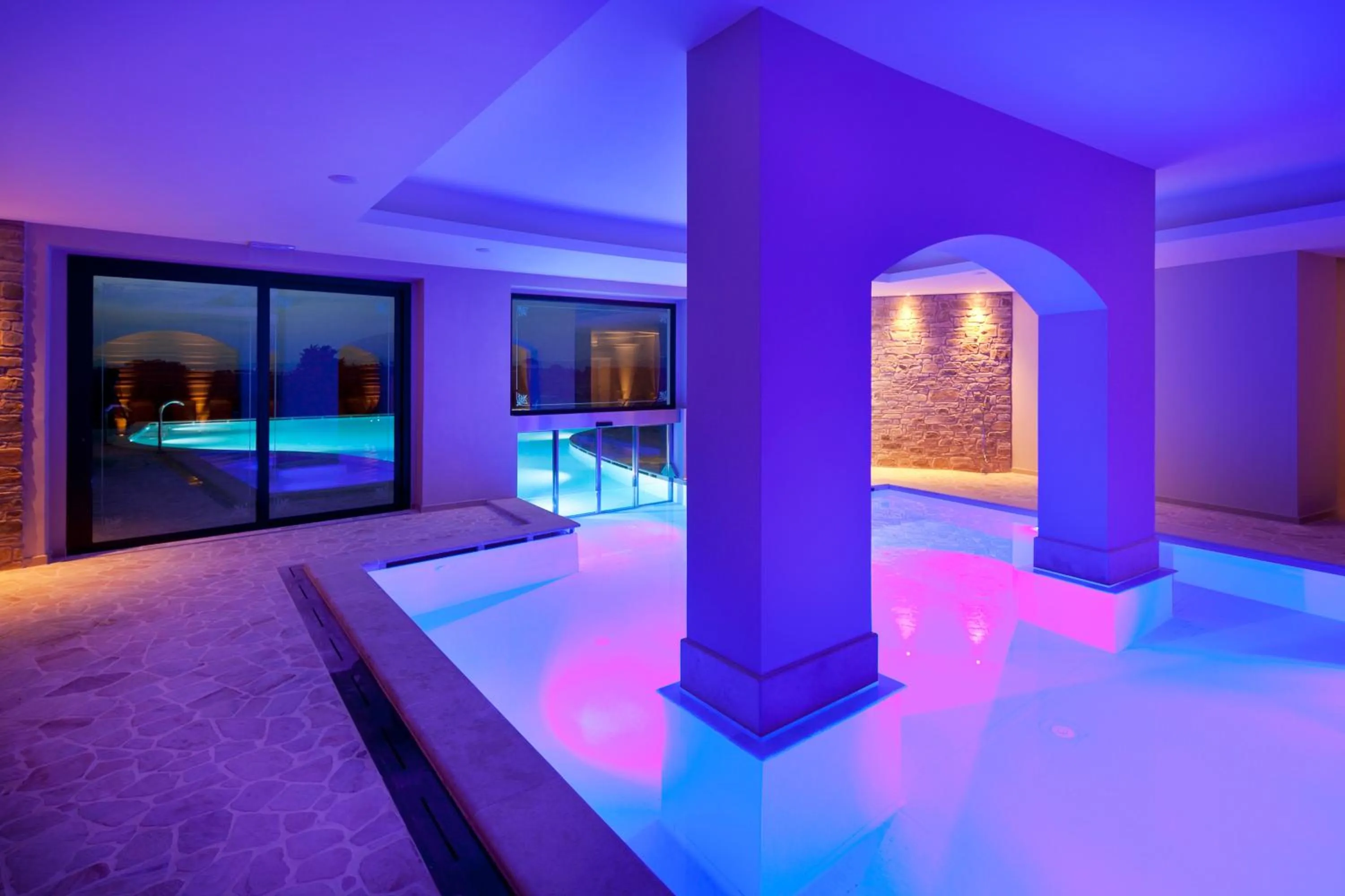 Pool view in Borgobrufa Spa Resort Adults Only