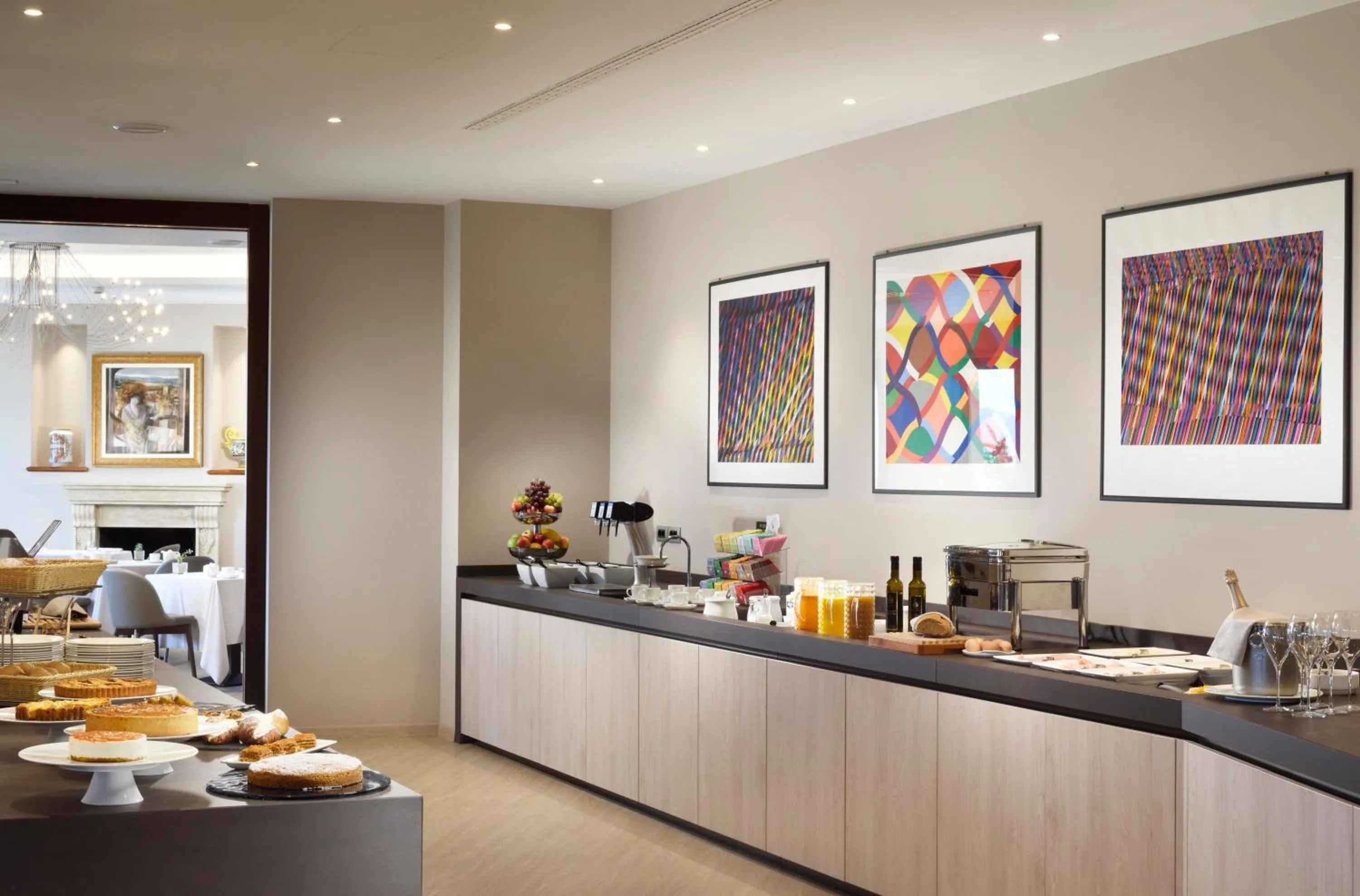 Continental breakfast in Borgobrufa Spa Resort Adults Only