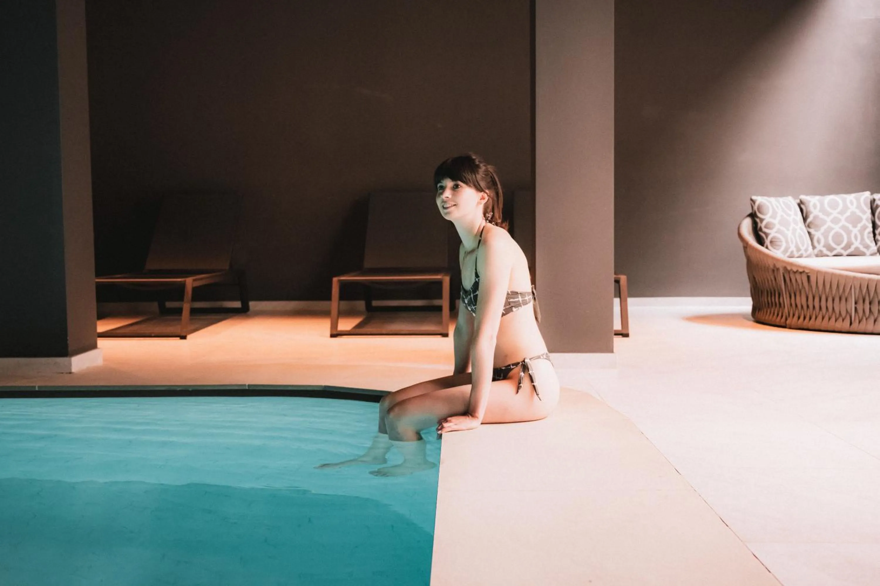 Swimming pool in Laurena Aparthotel