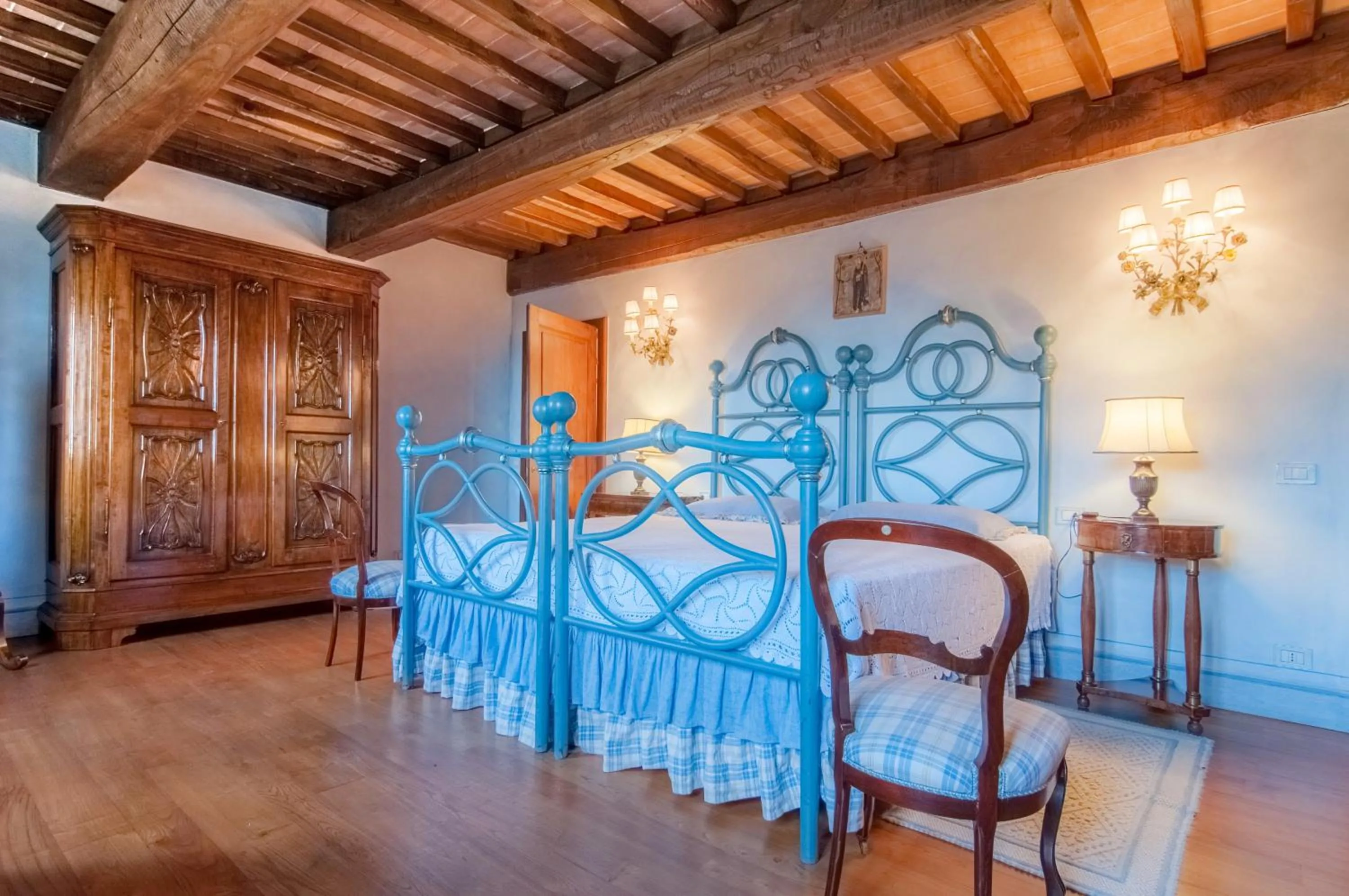 Bedroom, Bed in Agriturismo I Frati
