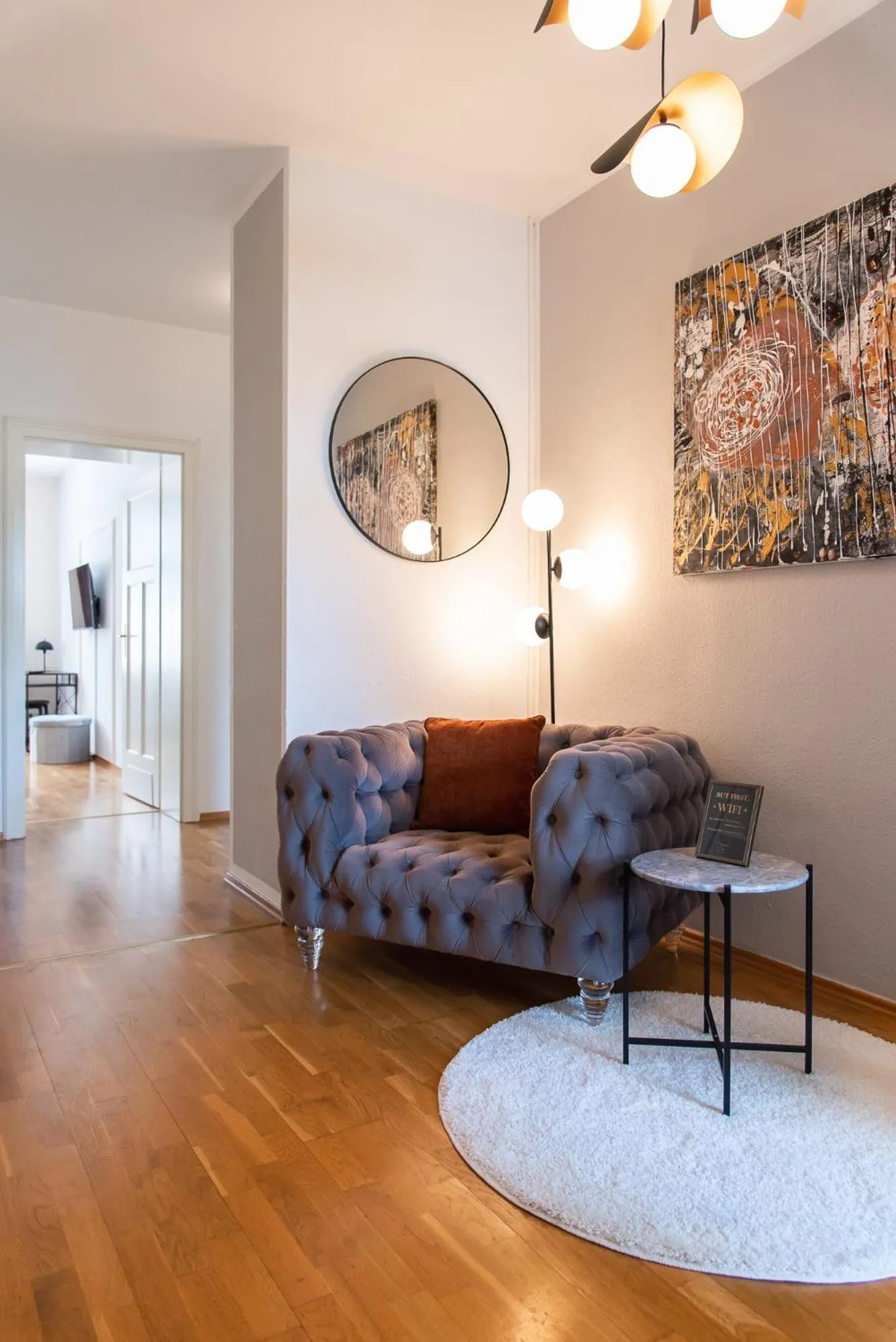 Kaßberg - Studio mit Balkon, Netlfix und Wifi