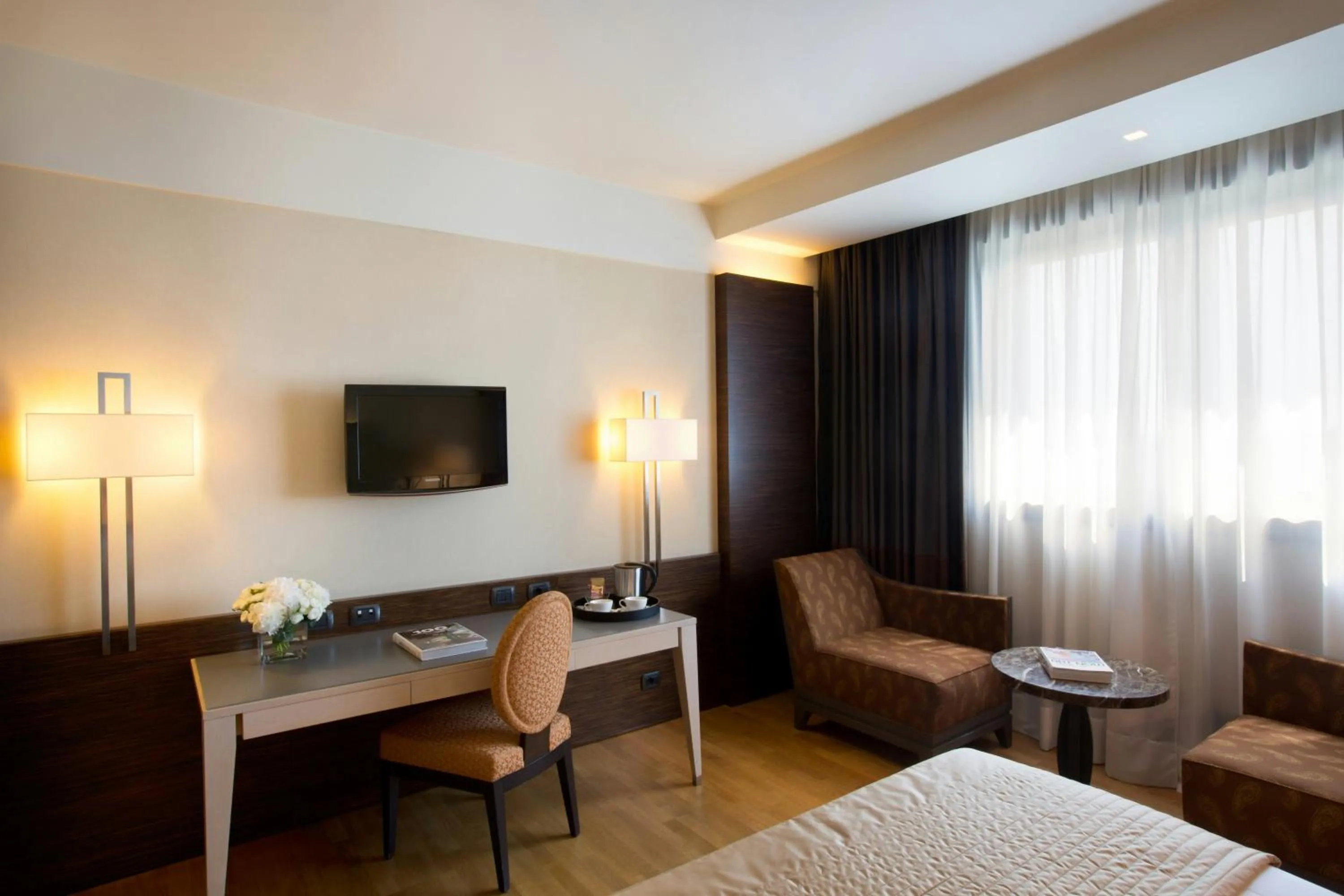 Bedroom, Bed in Starhotels Grand Milan