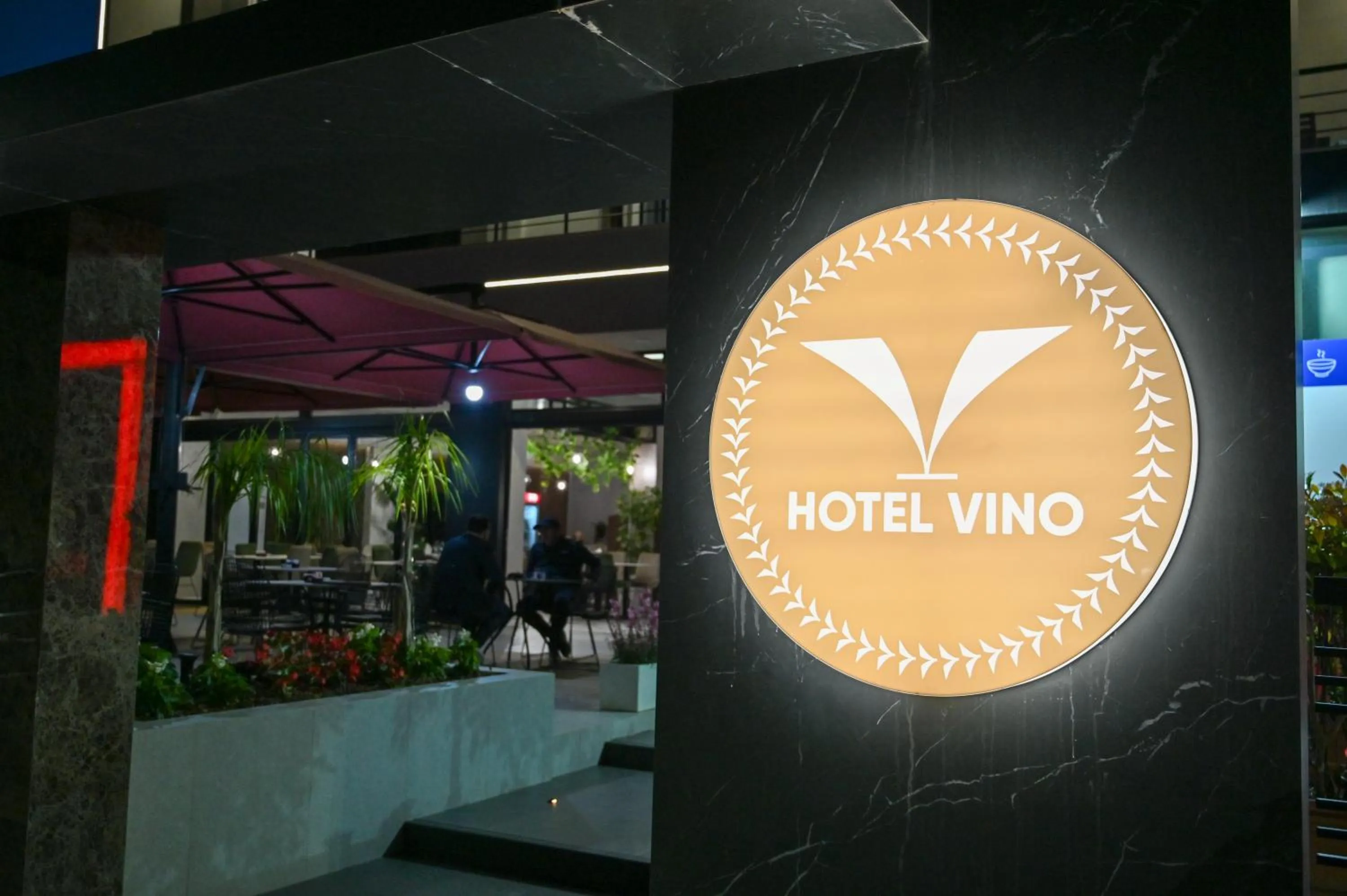 Property logo or sign in Hotel Vino