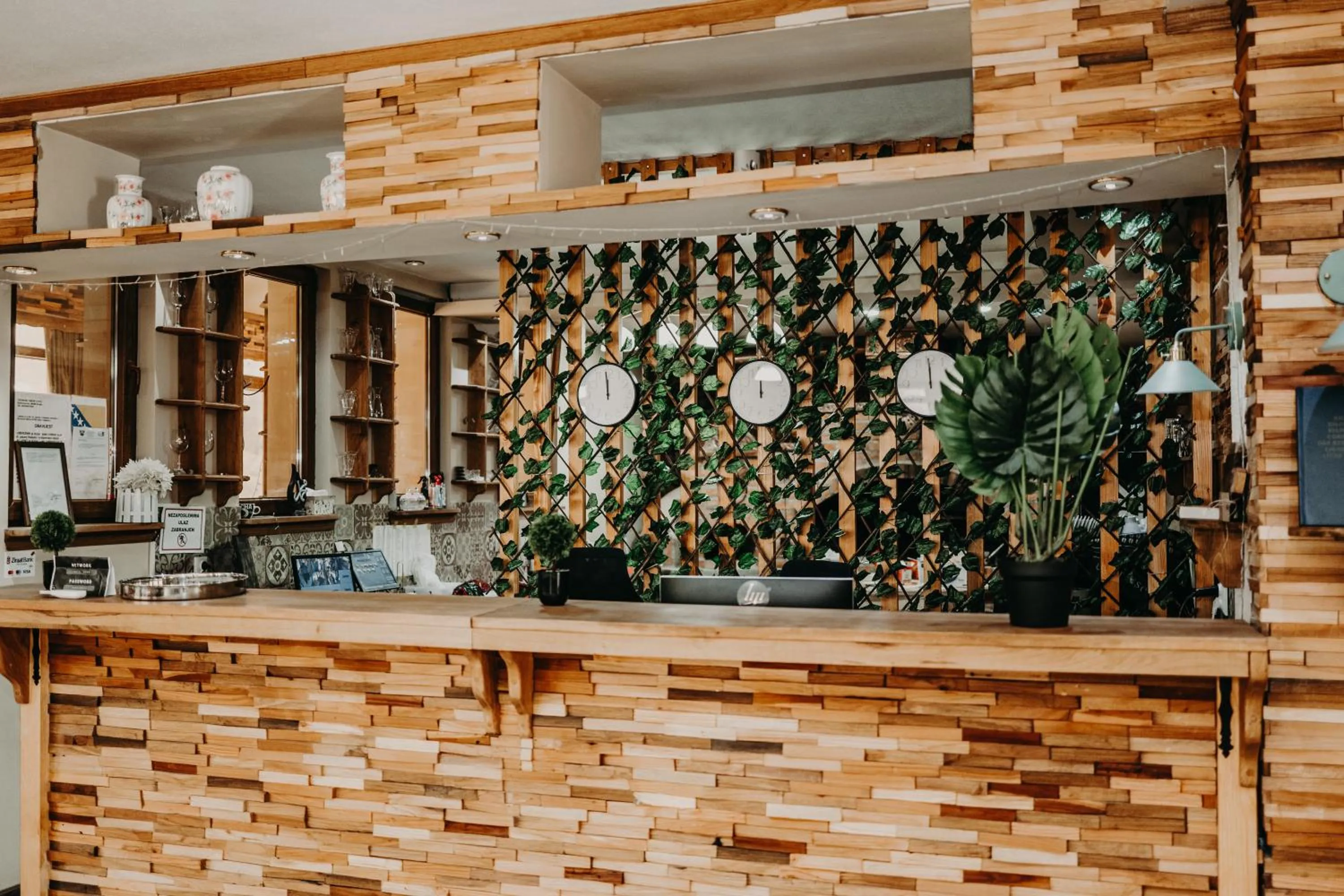 Lobby or reception in Hotel Noor Konjic