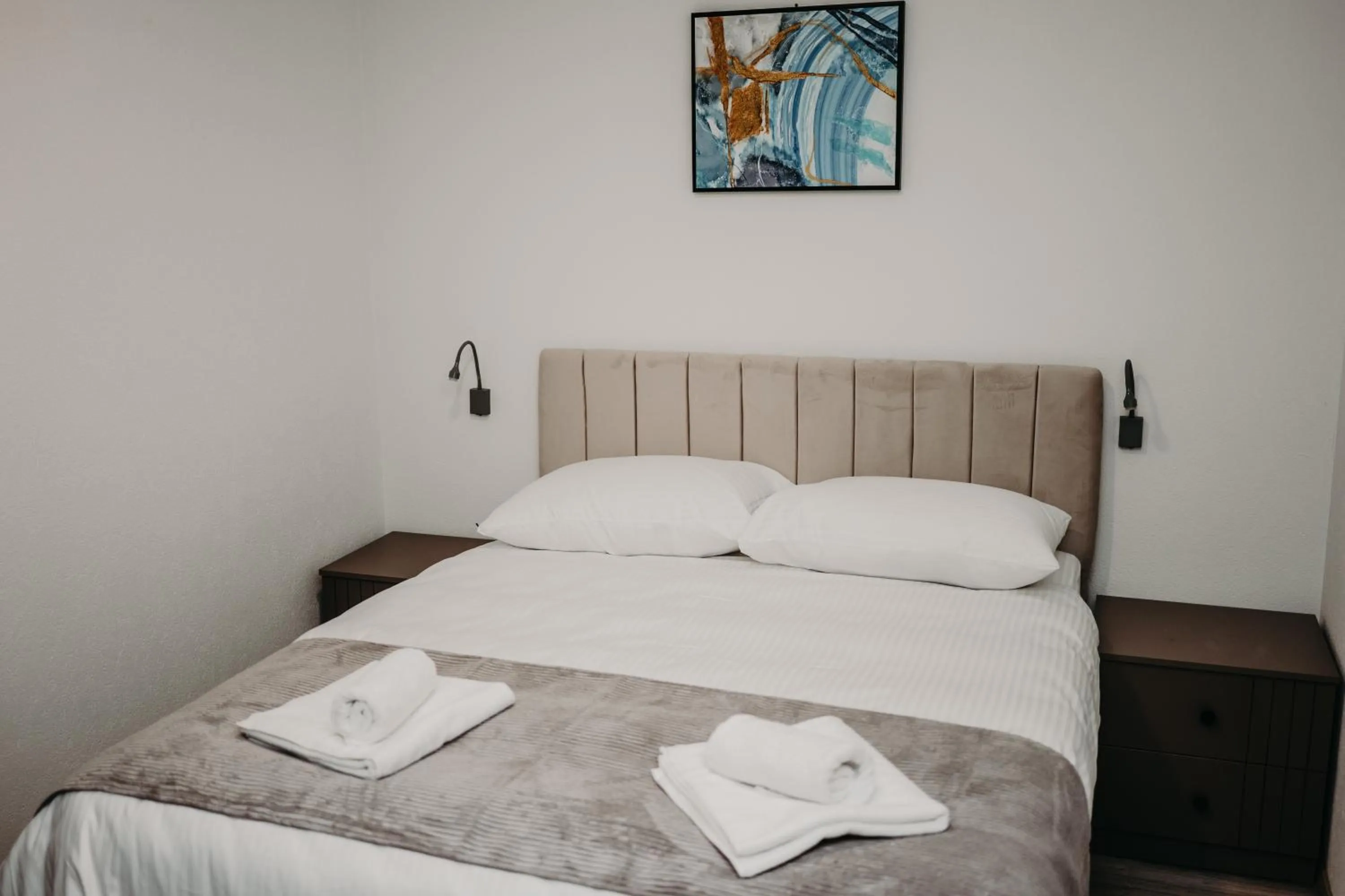 Bed in Hotel Noor Konjic