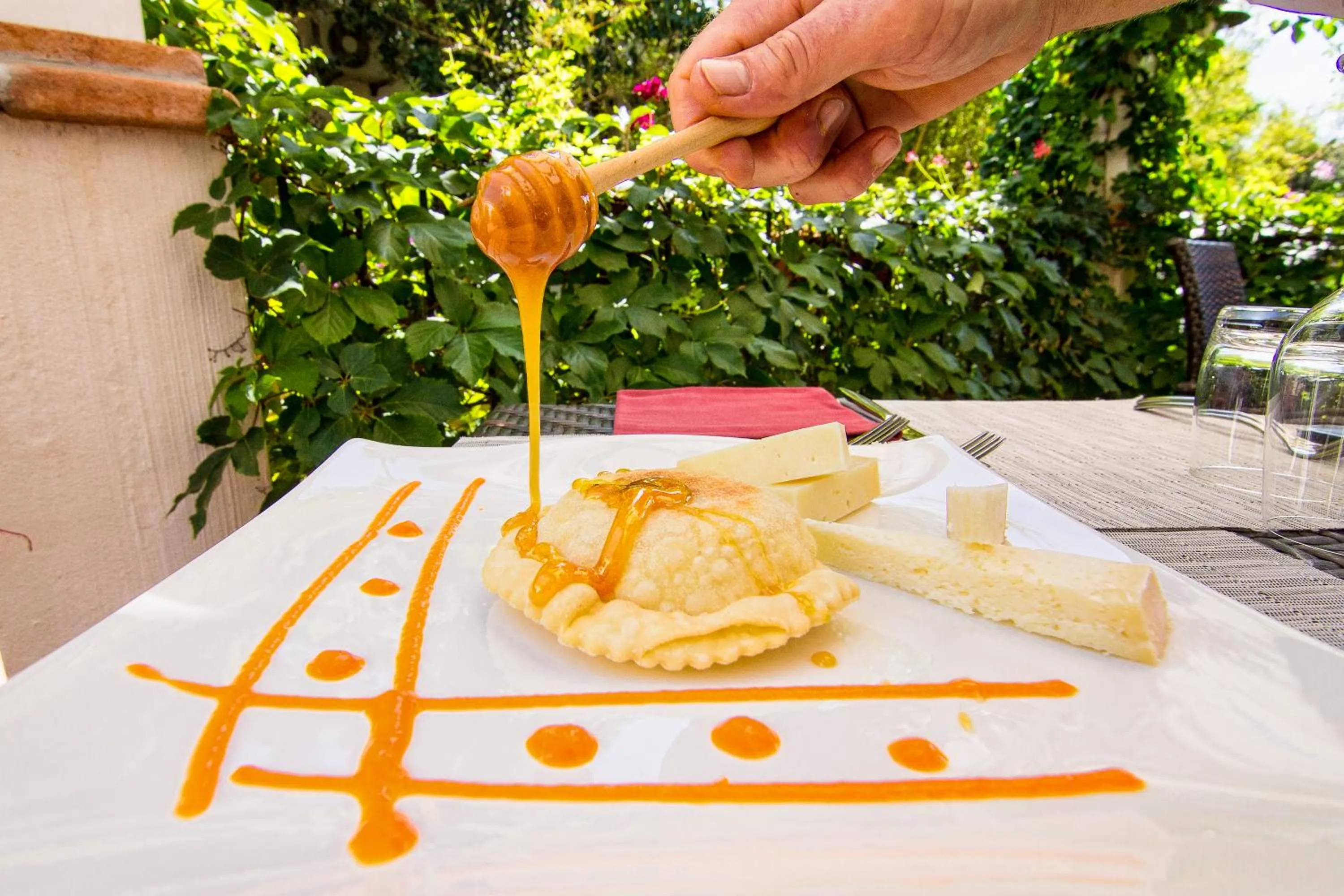 Food close-up in Hotel Santa Maria