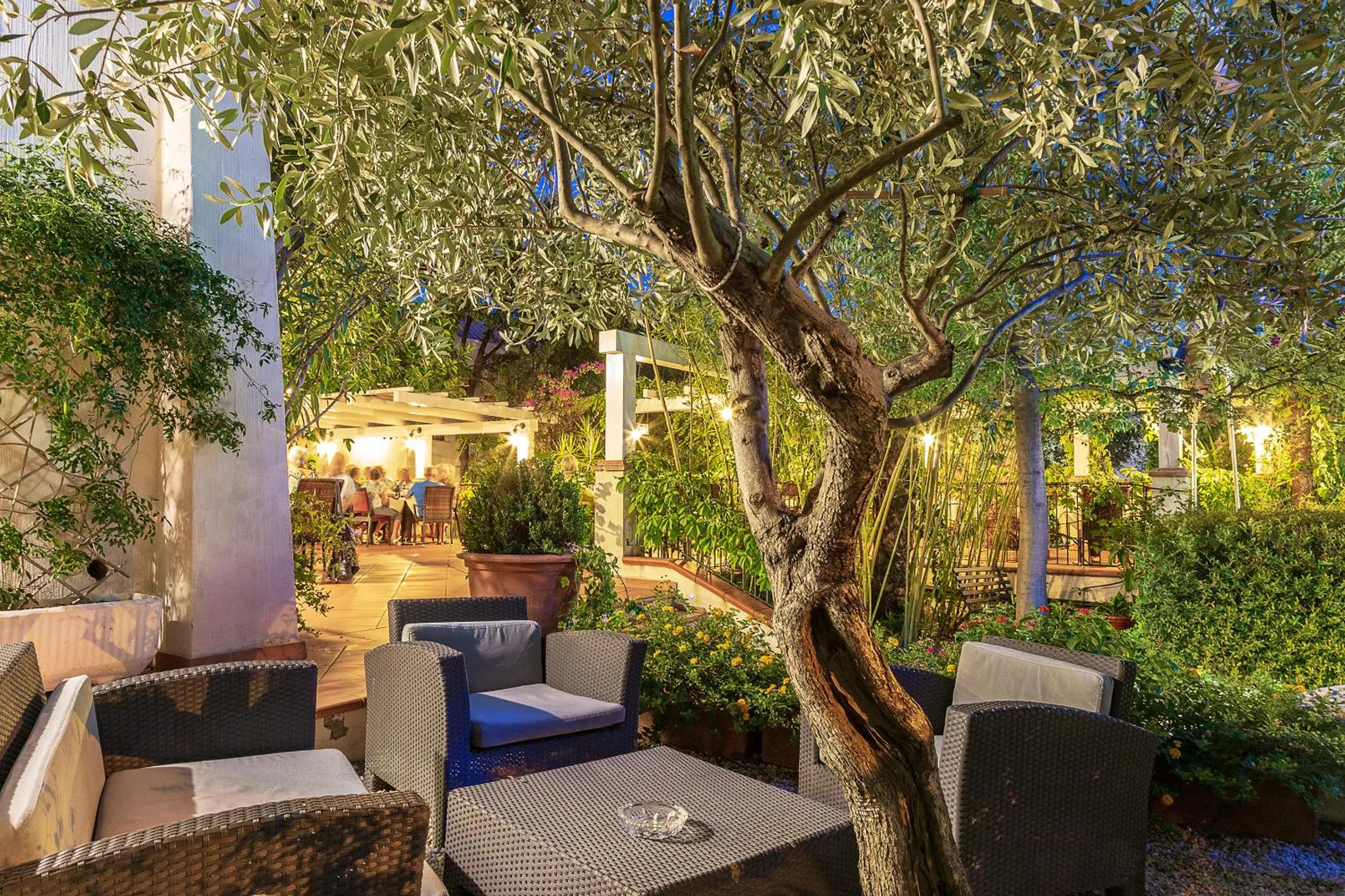 Patio in Hotel Santa Maria