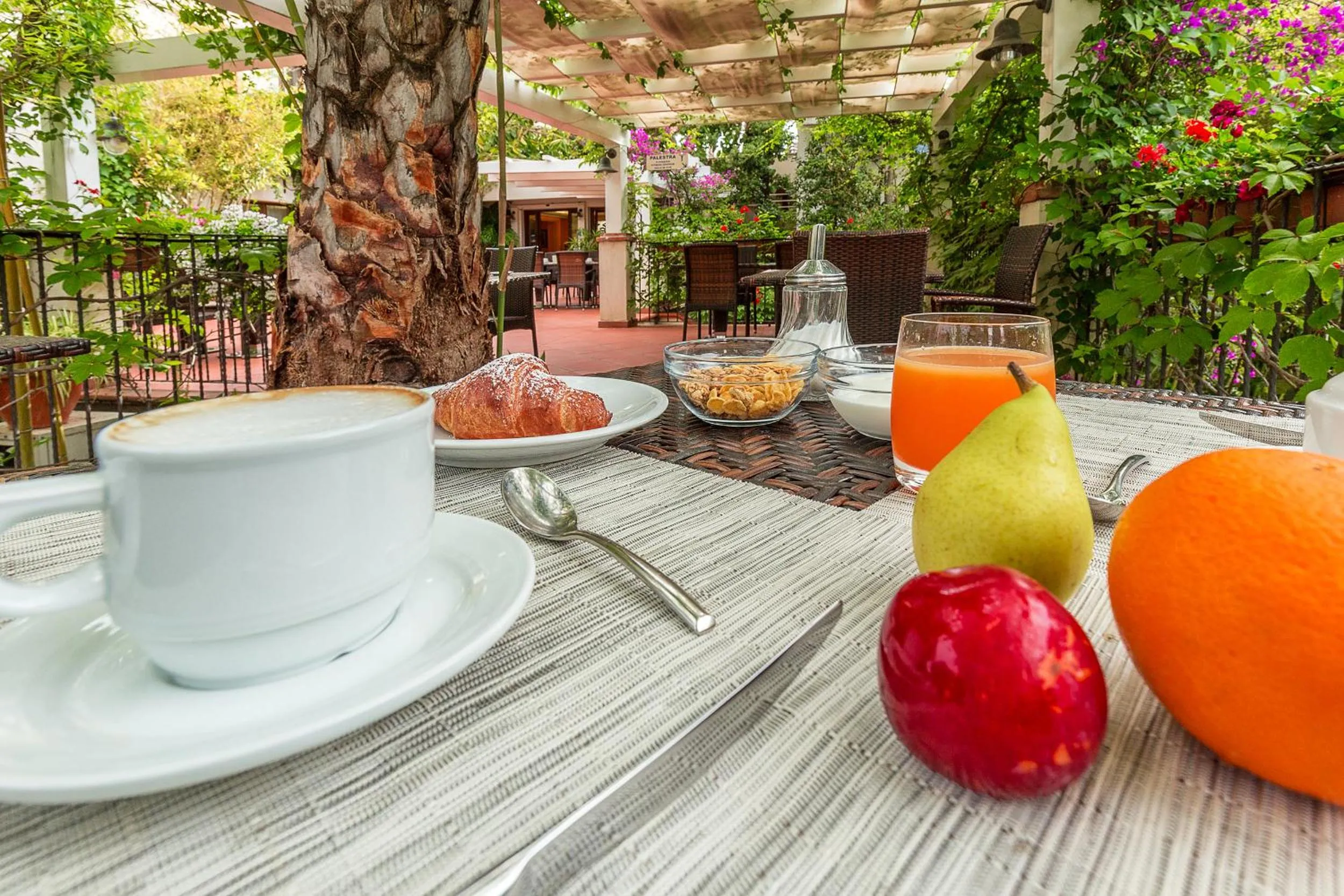 Patio in Hotel Santa Maria