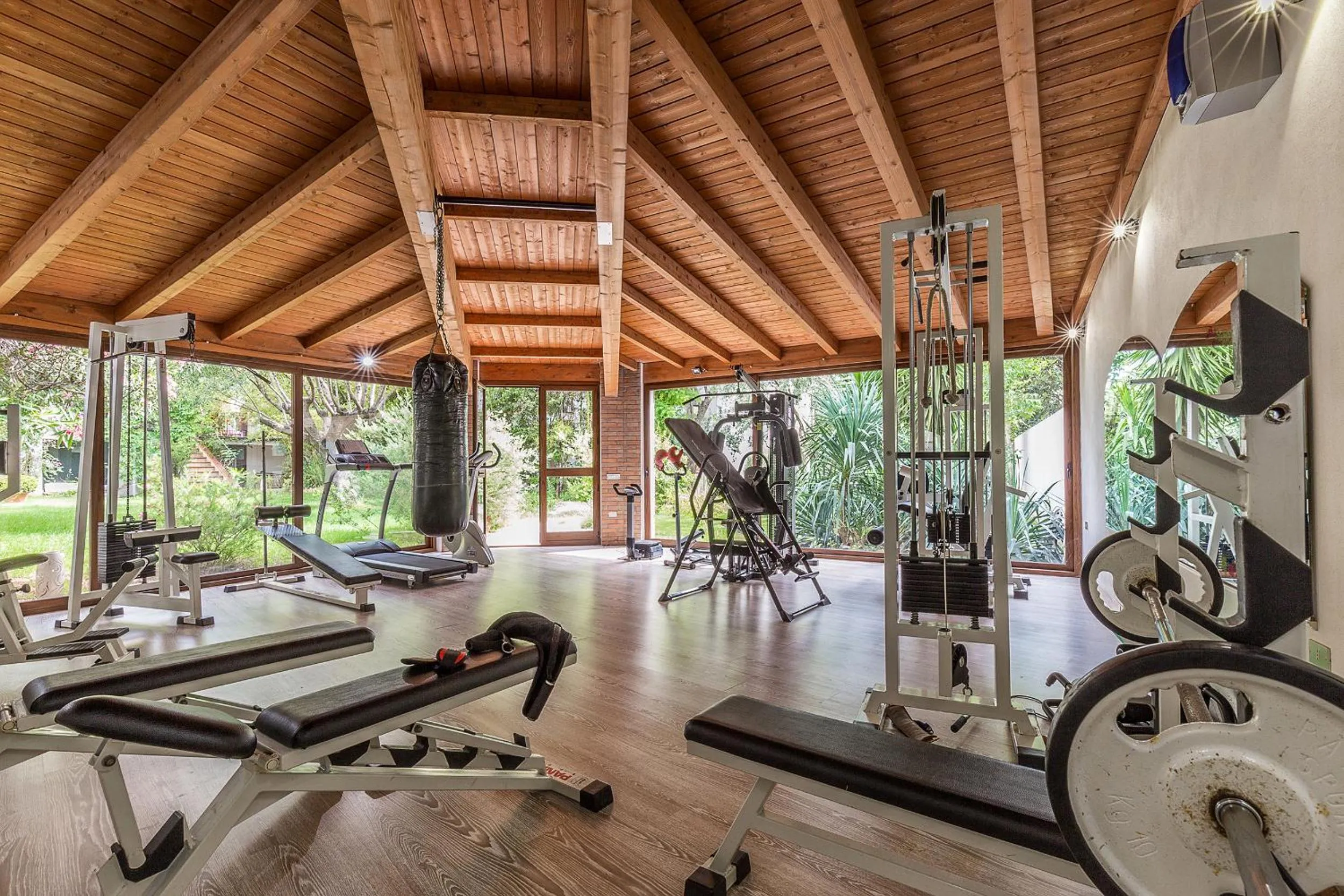 Fitness centre/facilities in Hotel Santa Maria