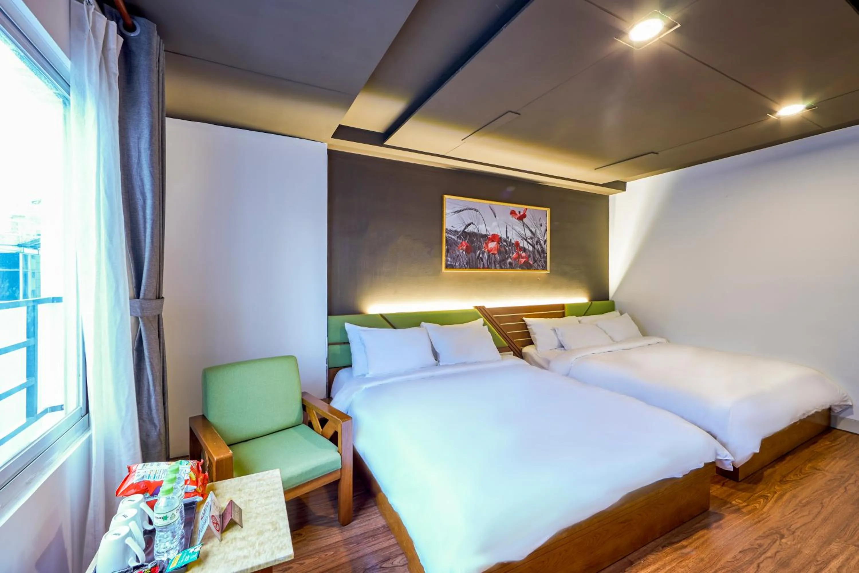 Bedroom in The Noble Swan Hotel Saigon