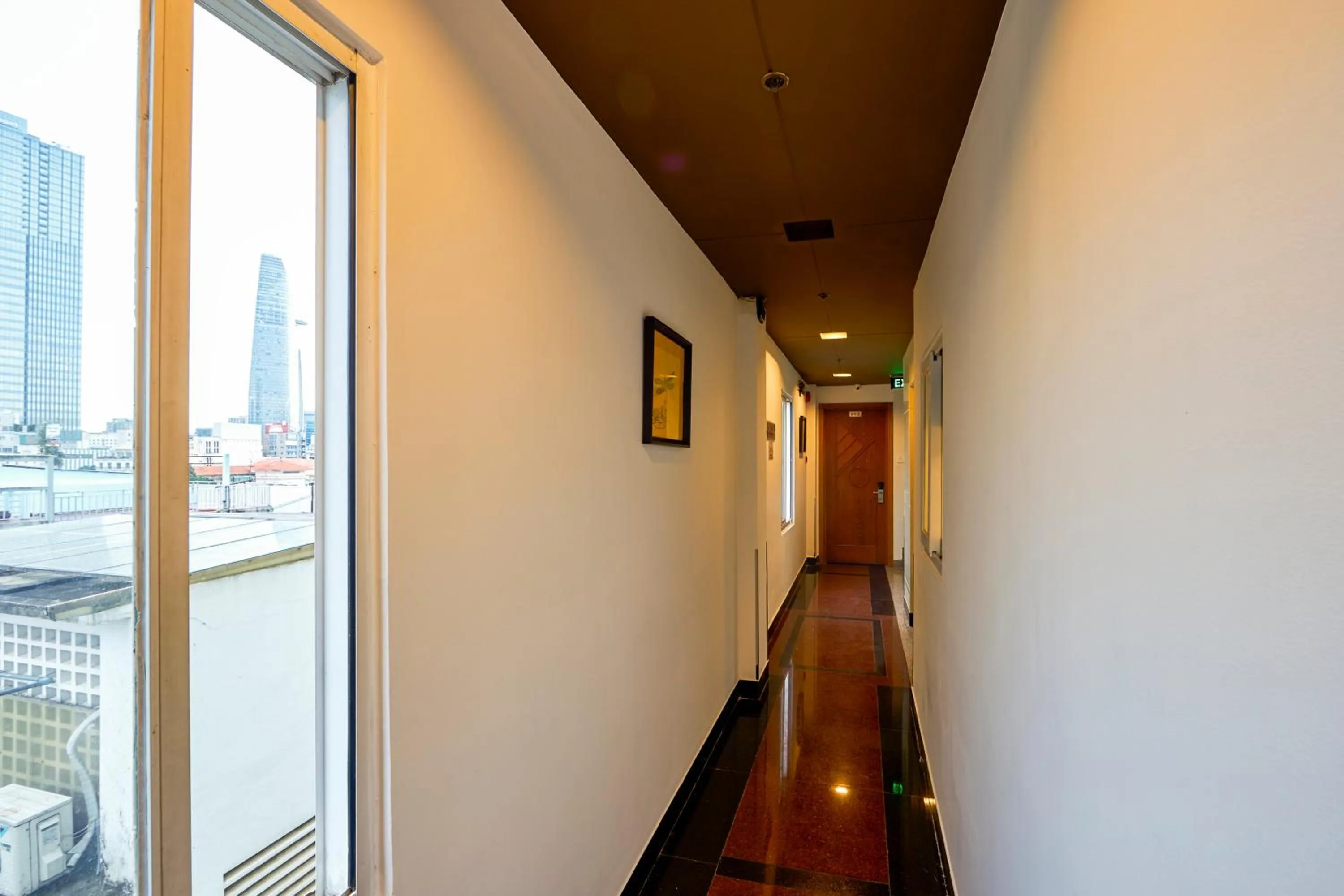 Street view in The Noble Swan Hotel Saigon