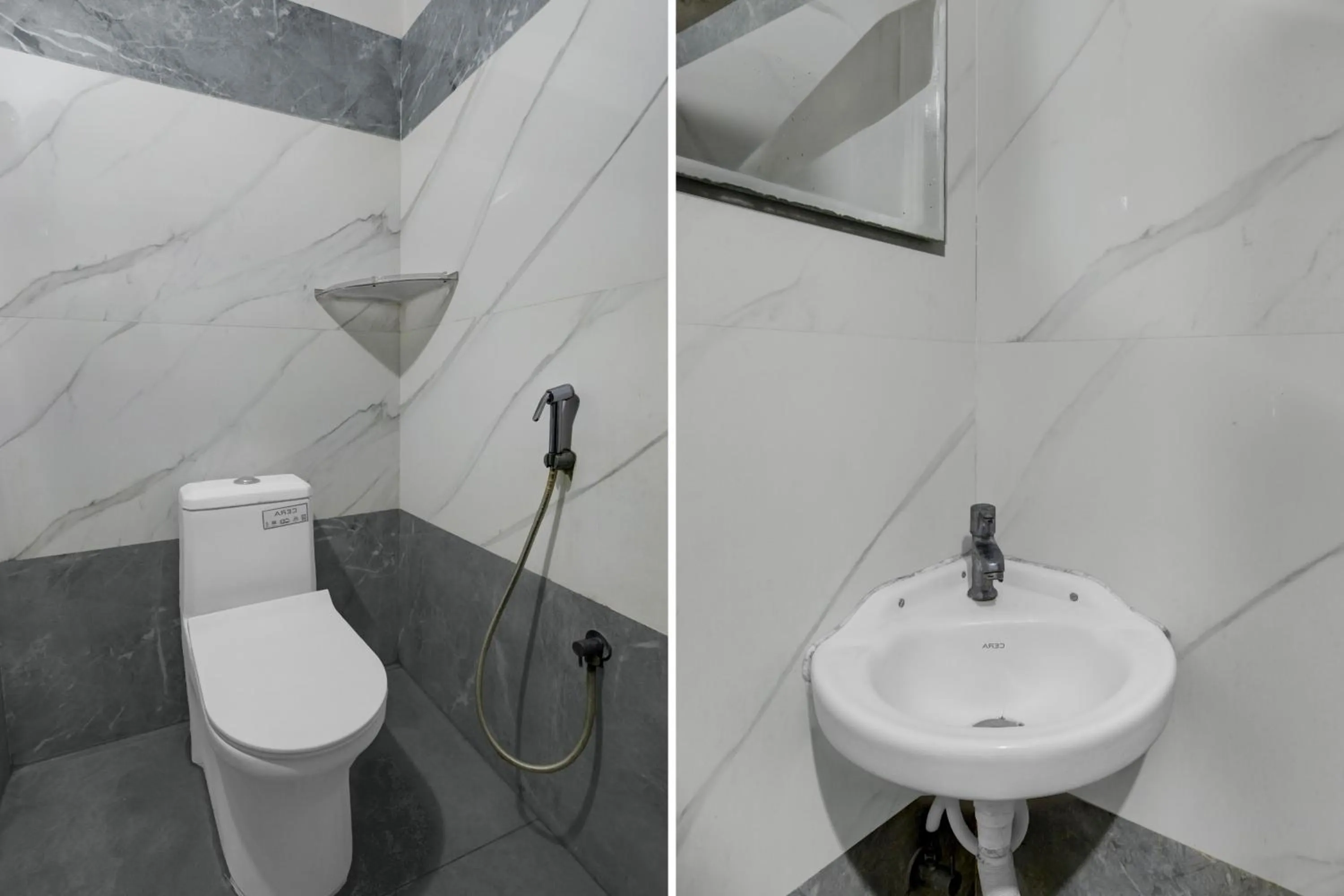 Bathroom in Super Townhouse Financial District Gachibowli Formerly Srinika Inn