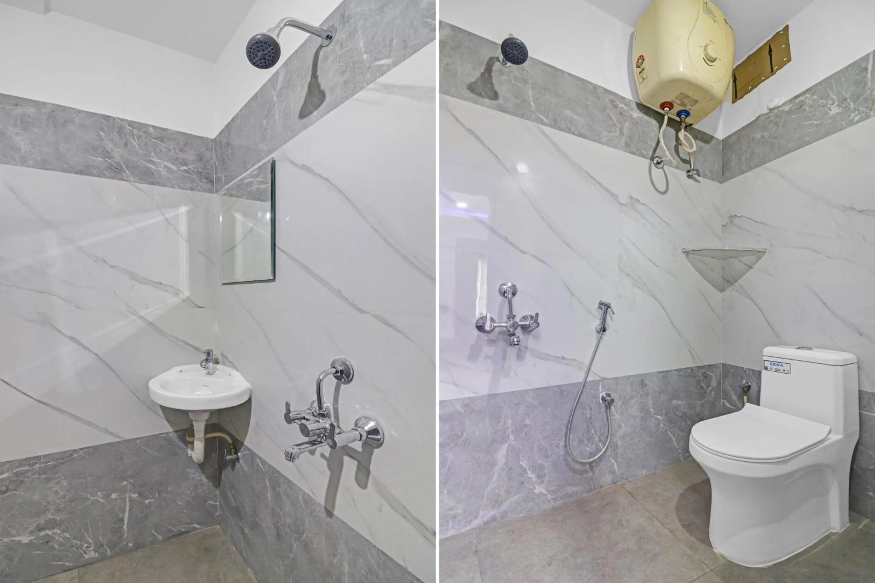 Bathroom in Super Capital O Srinika Inn