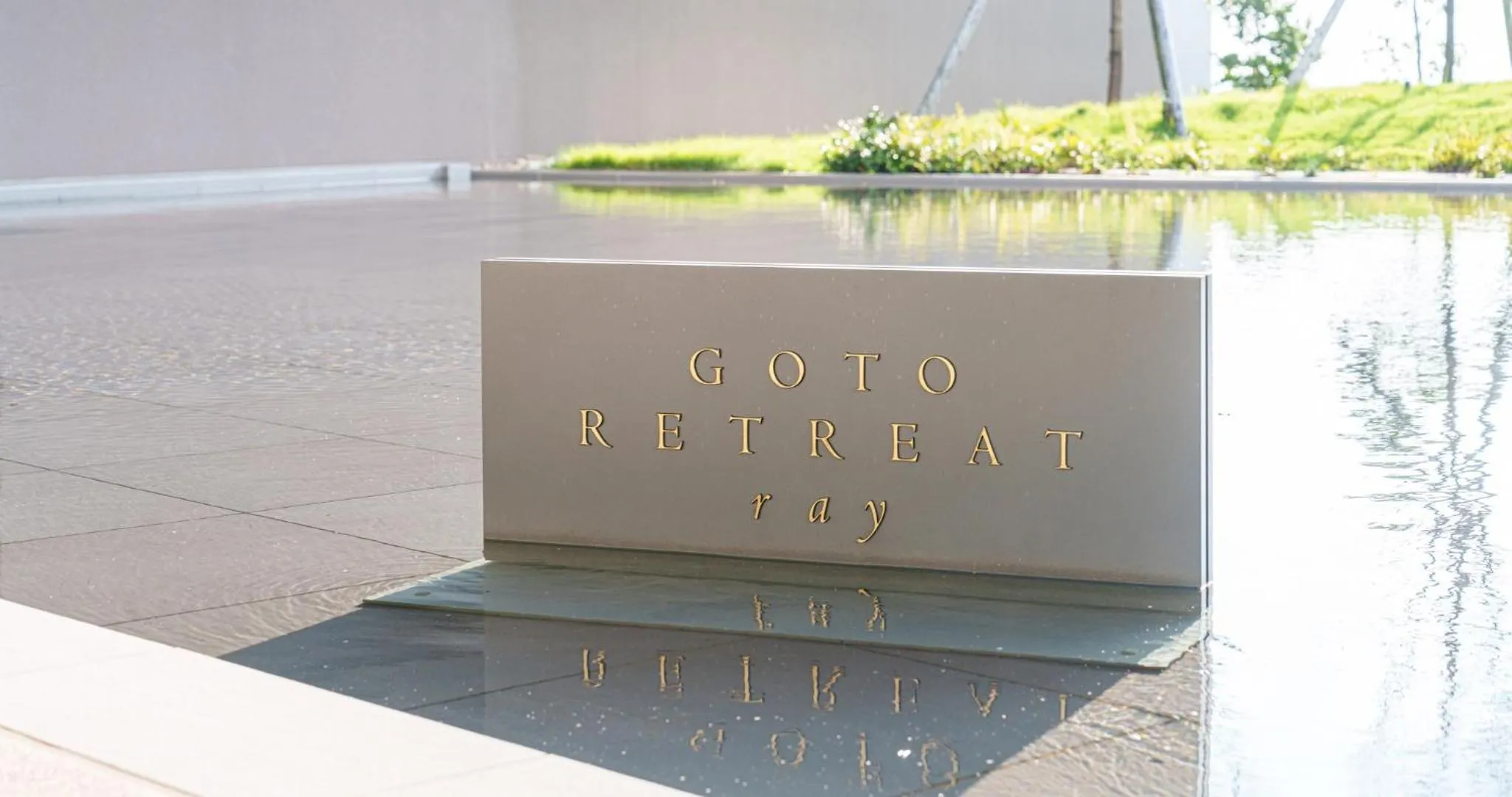 Property logo or sign in GOTO RETREAT by Onko Chishin