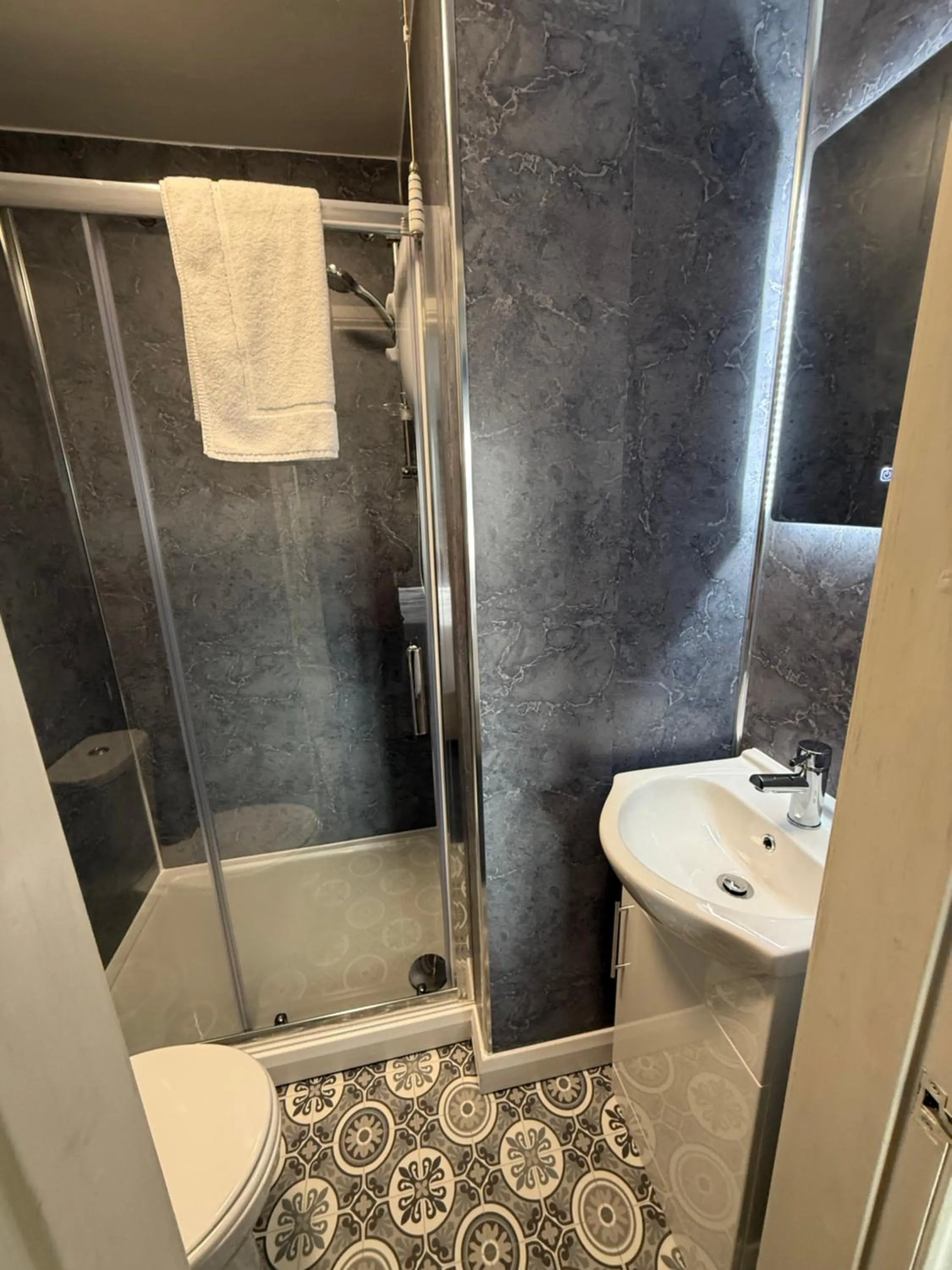 Shower in The Endeavour