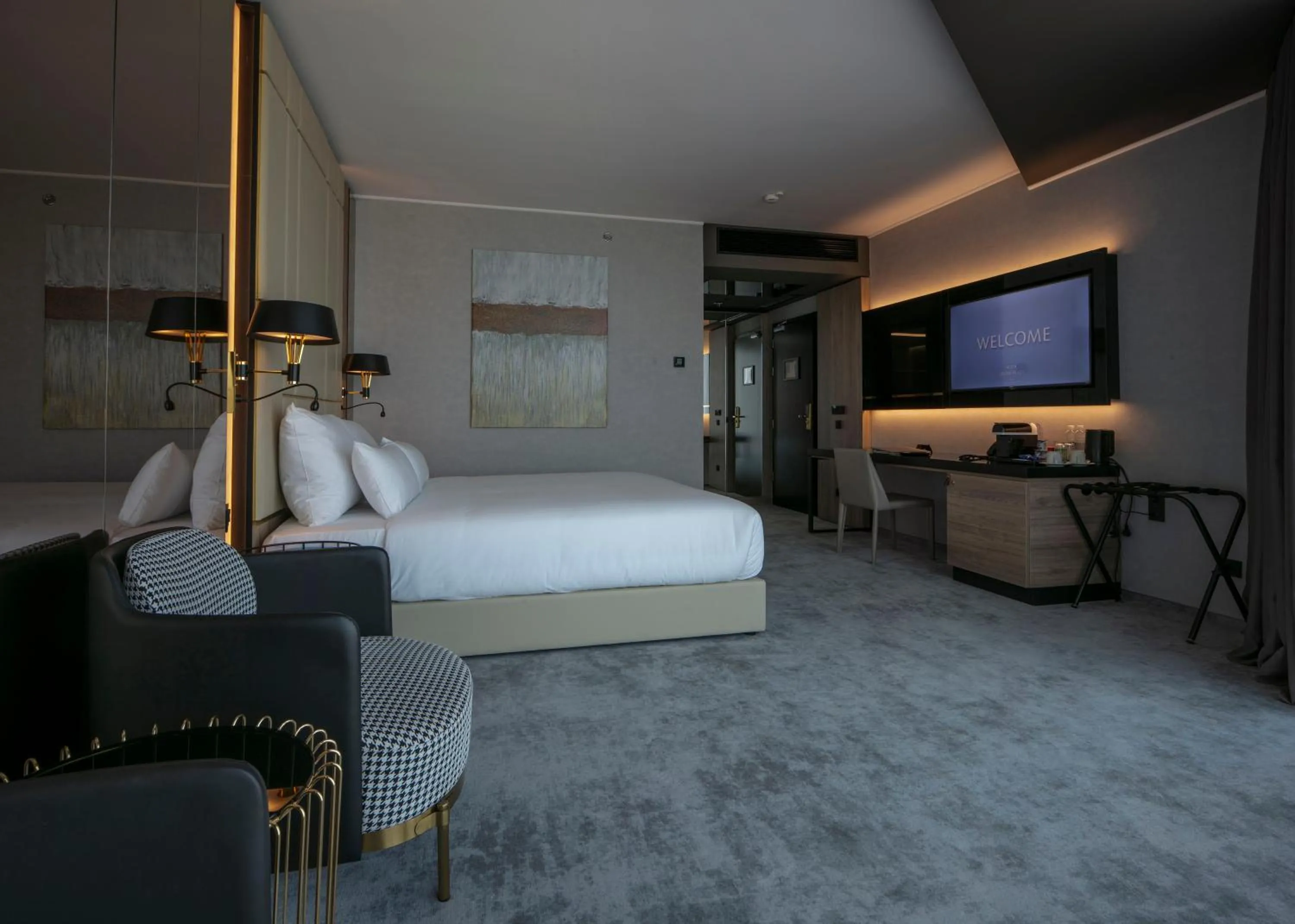 Bed in Grand Plaza Hotel & Congress Center