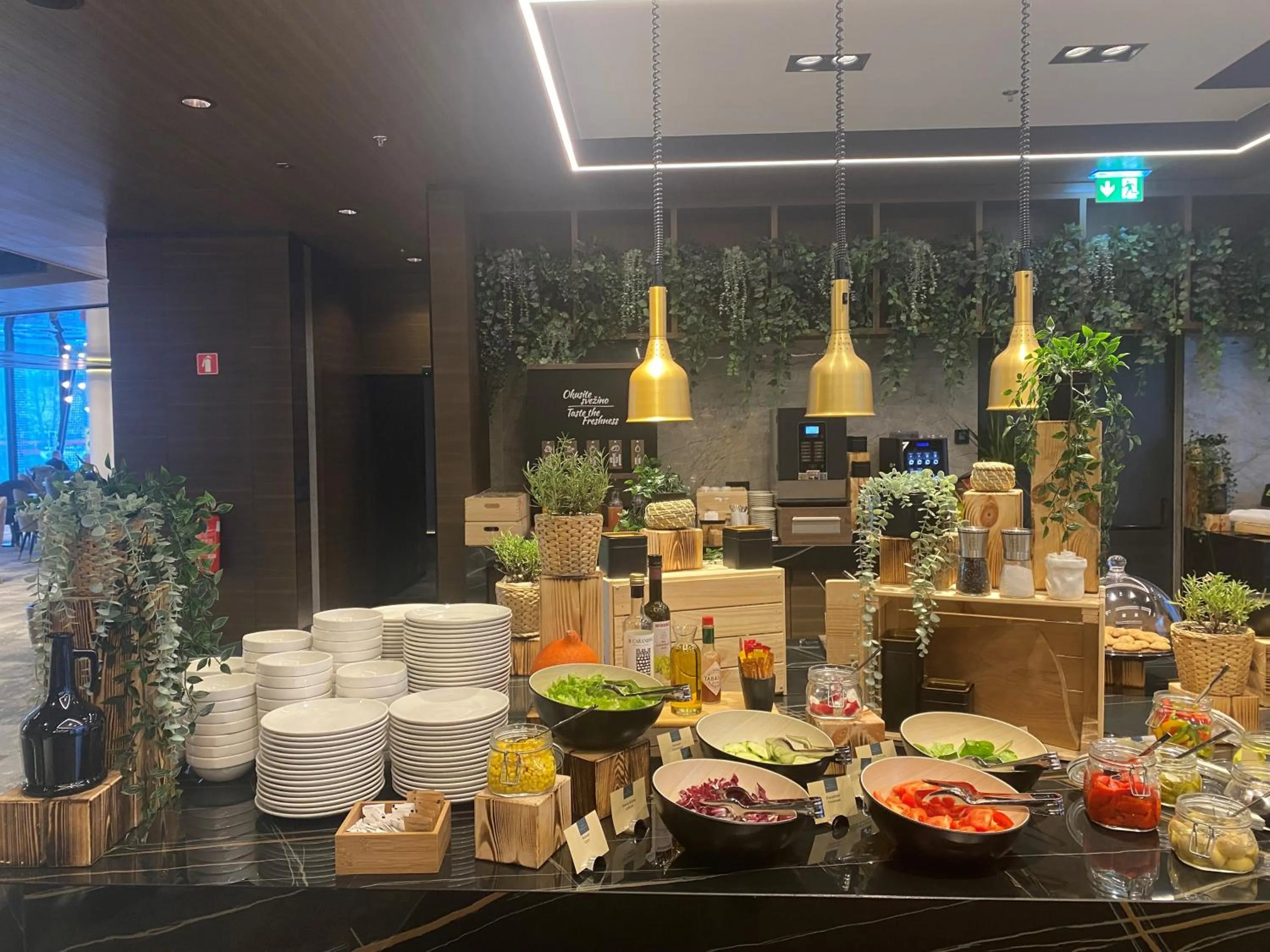 Buffet breakfast in Grand Plaza Hotel & Congress Center