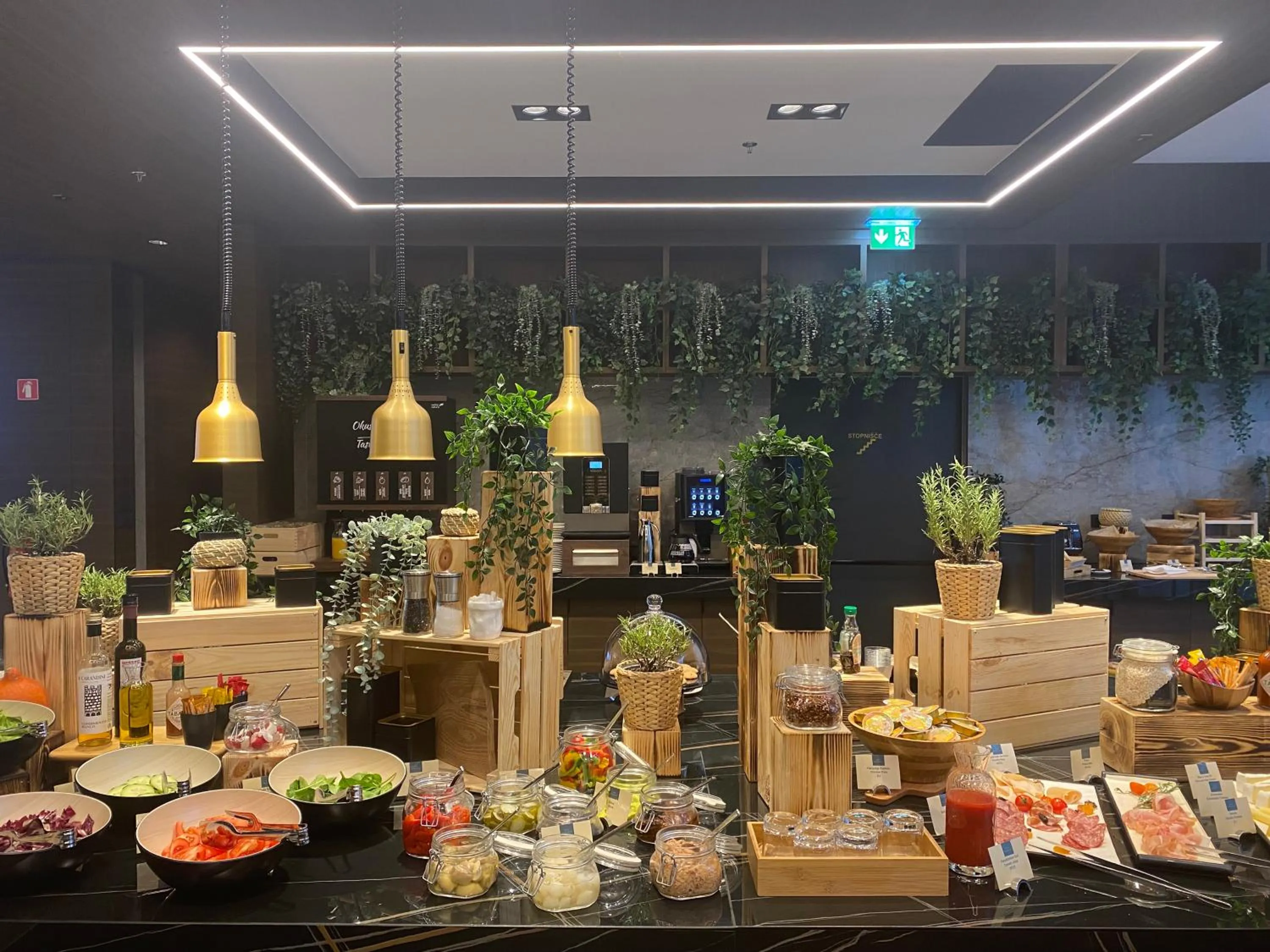 Buffet breakfast in Grand Plaza Hotel & Congress Center