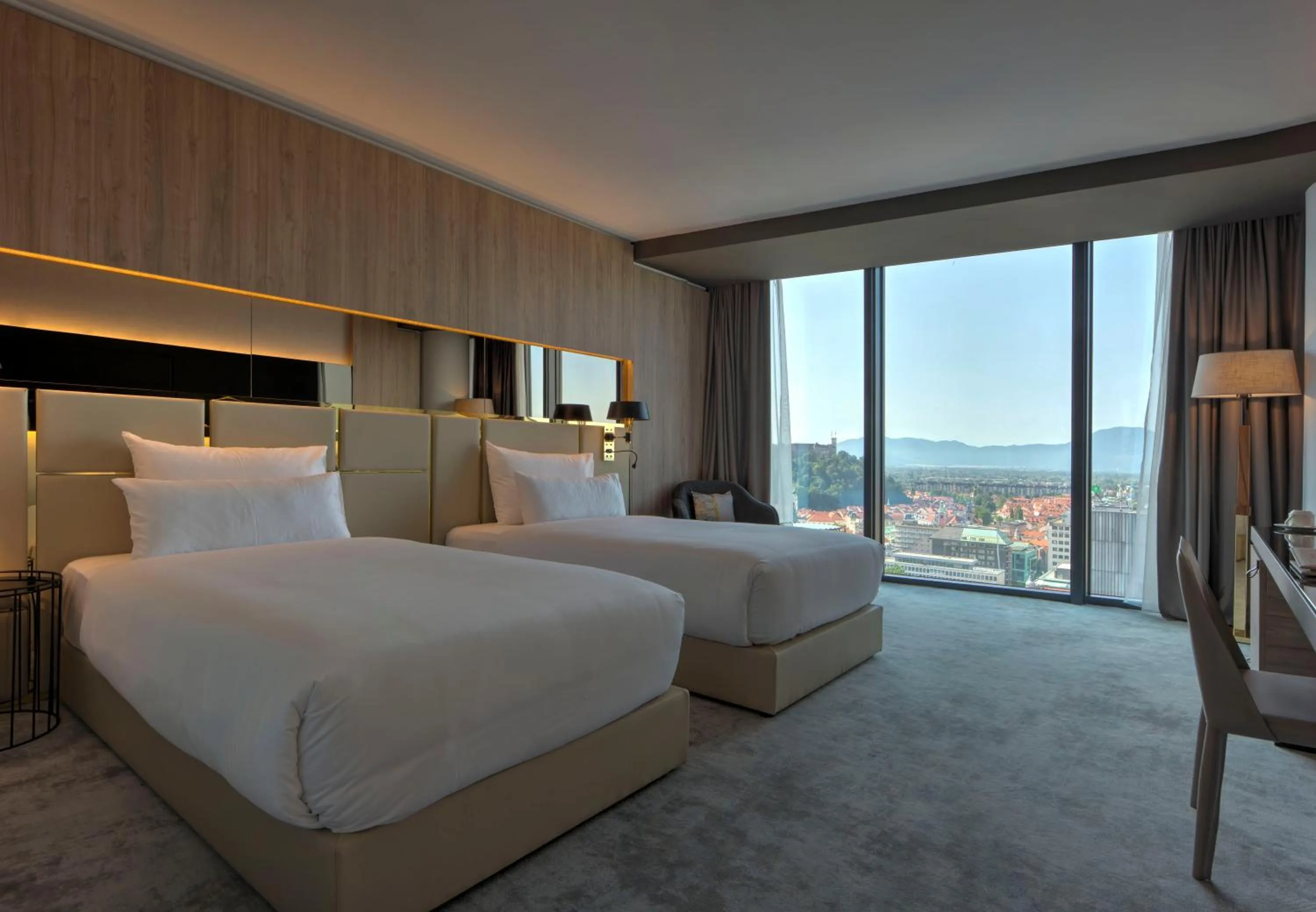 Bed in Grand Plaza Hotel & Congress Center