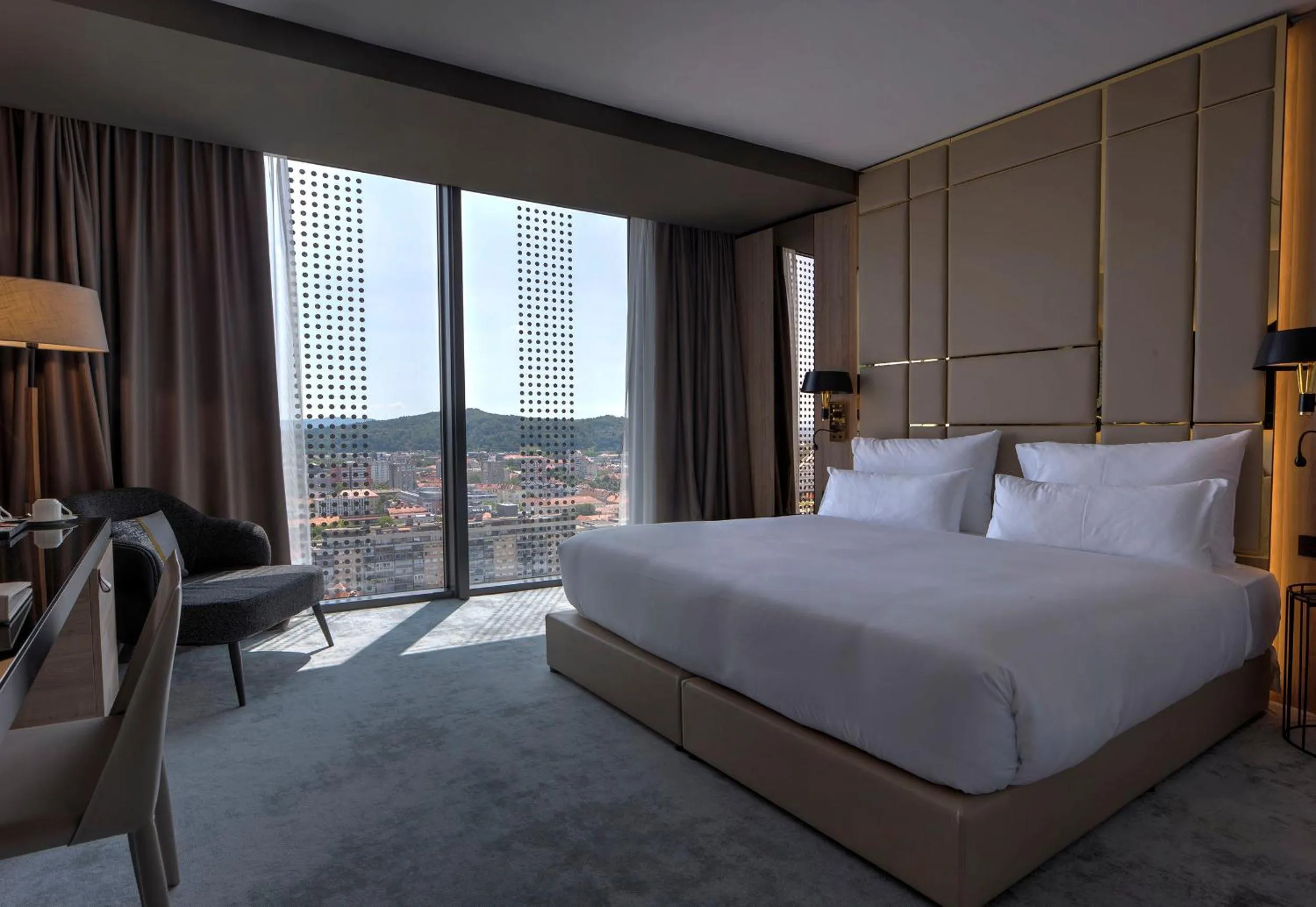 Bed in Grand Plaza Hotel & Congress Center