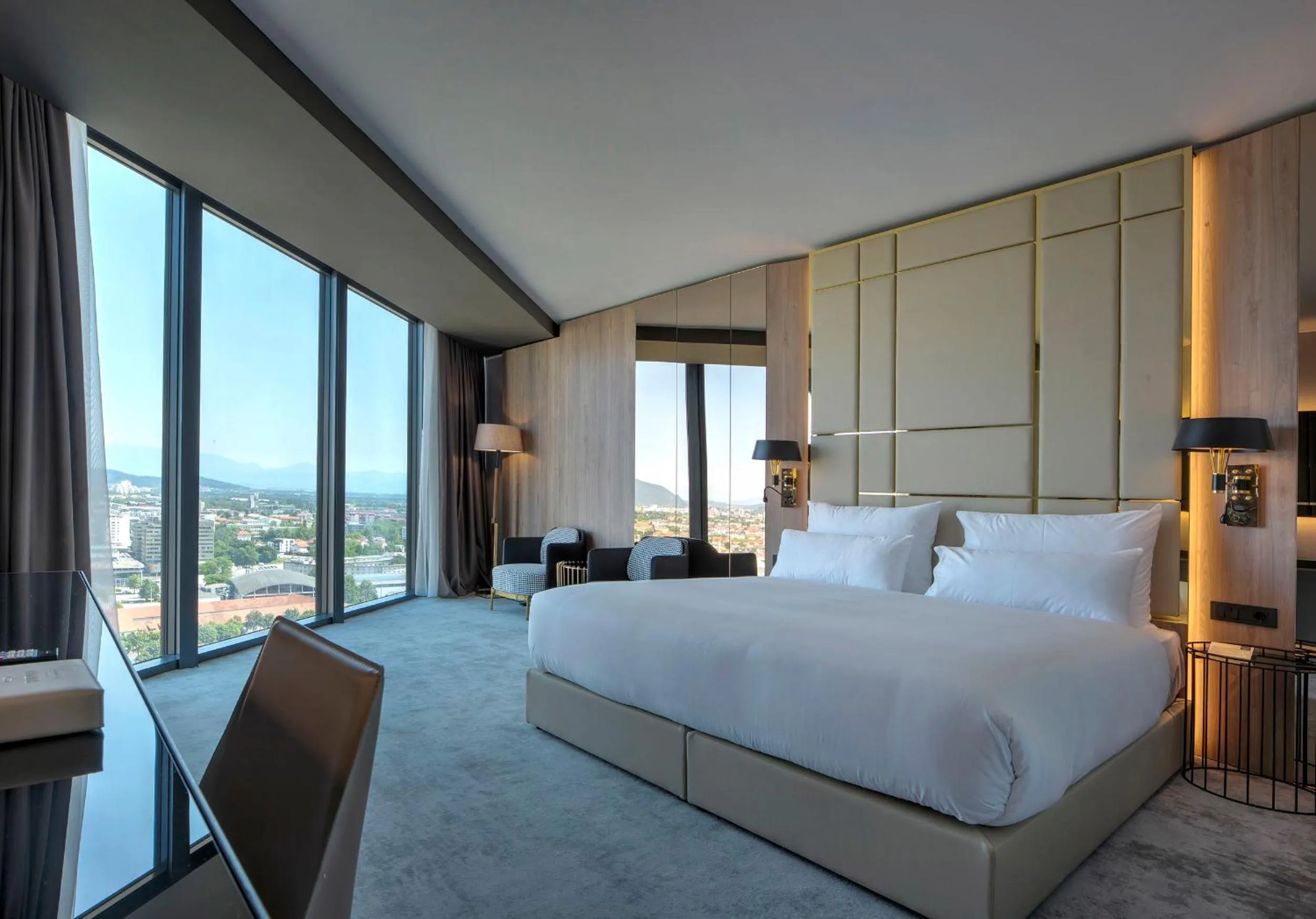 Bed in Grand Plaza Hotel & Congress Center