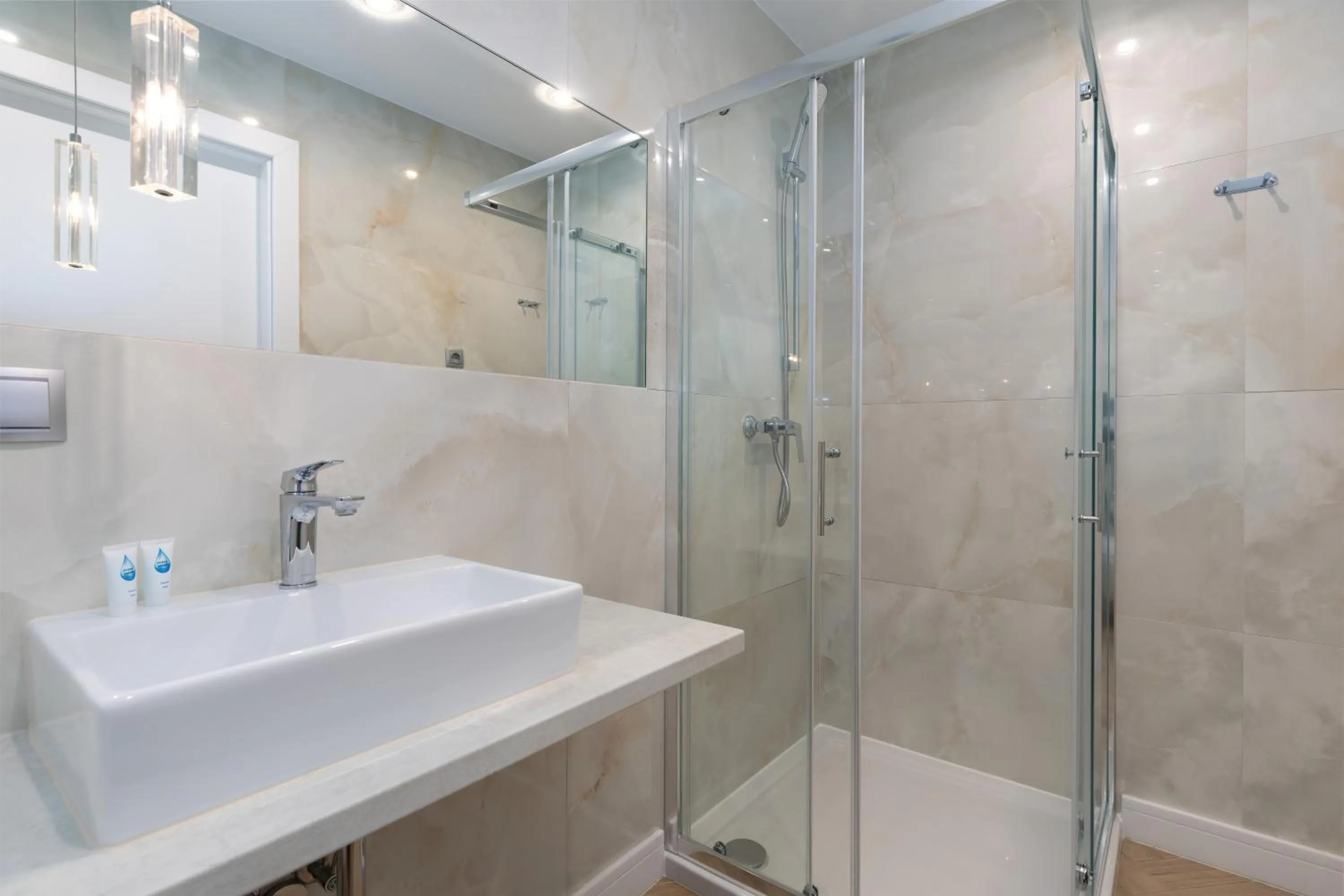 Bathroom in Aparthotel Etna