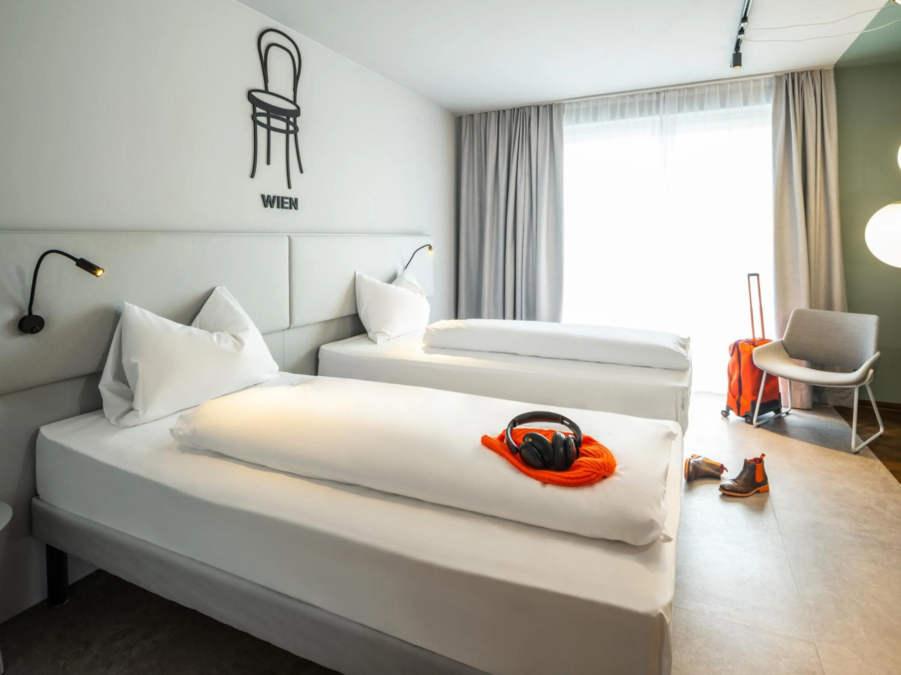 Bed in ibis Styles Graz Messe