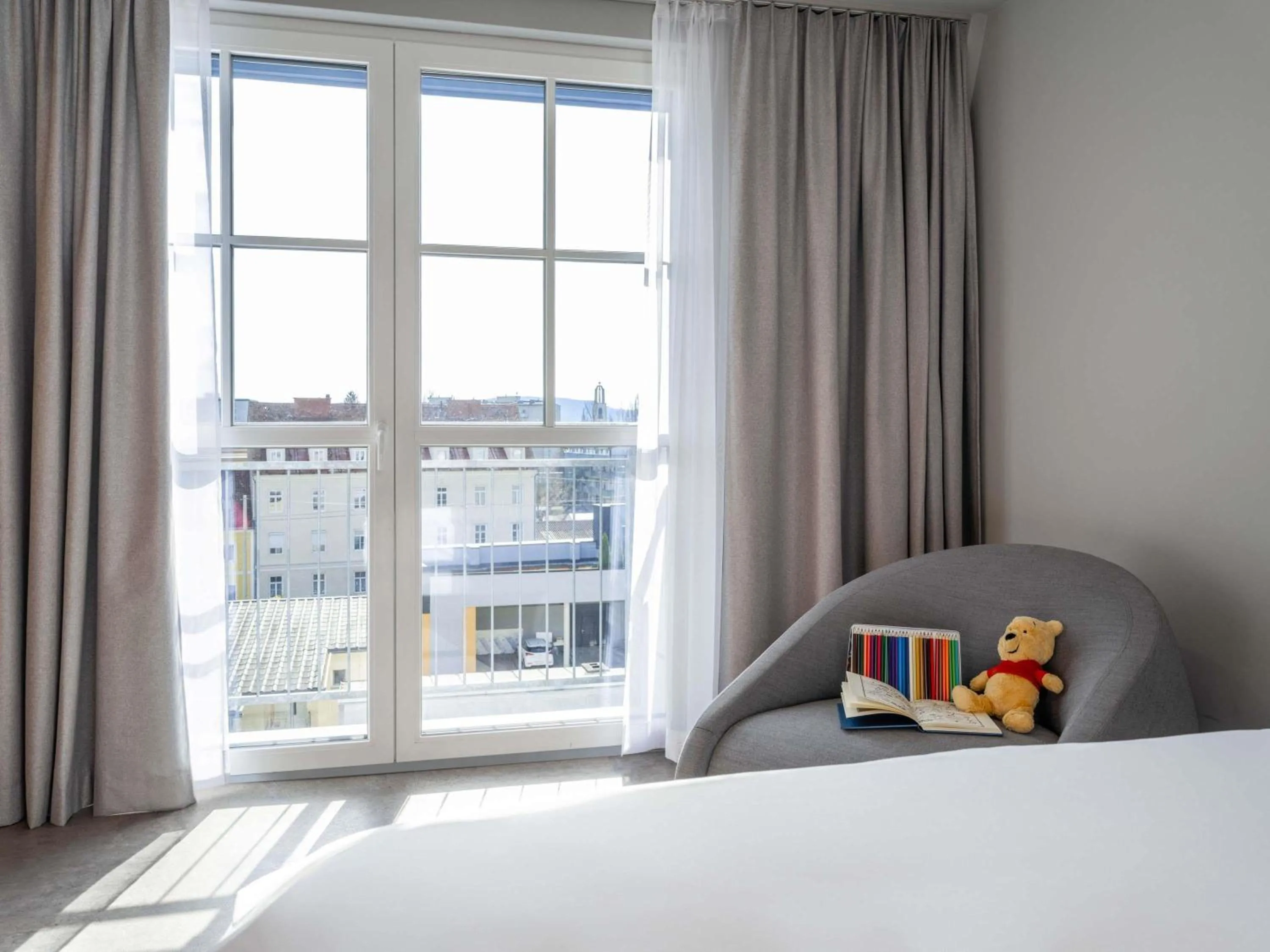 Bedroom, Bed in ibis Styles Graz Messe