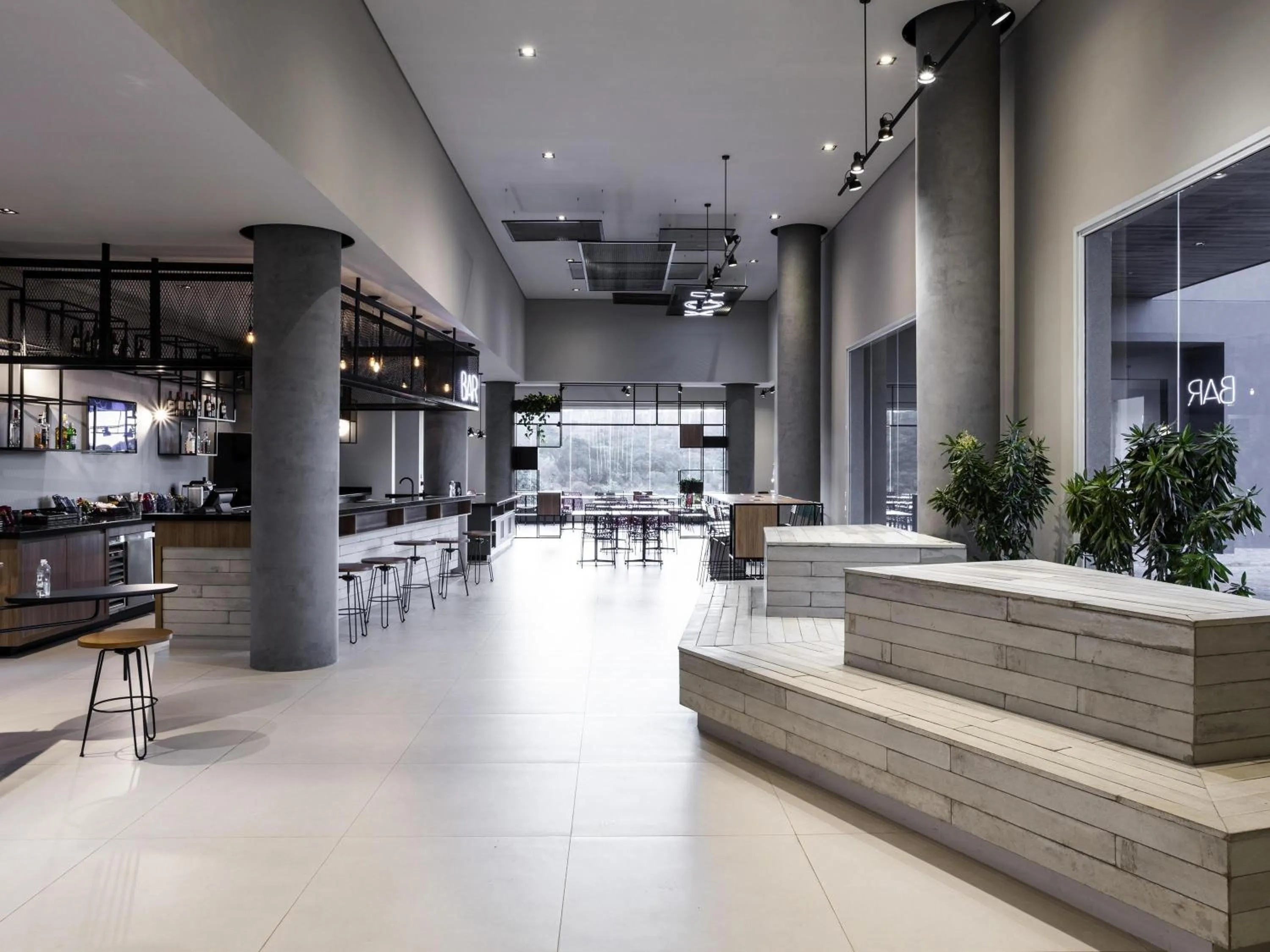 Lounge or bar in ibis Botucatu