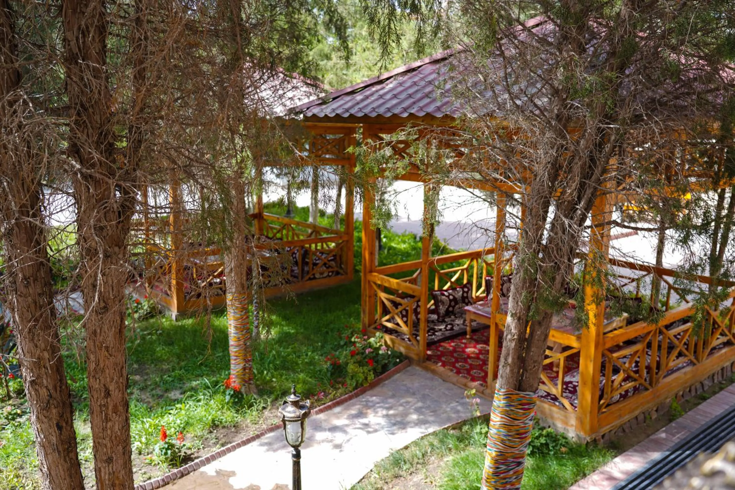 Patio in Sangzor Boutique Hotel