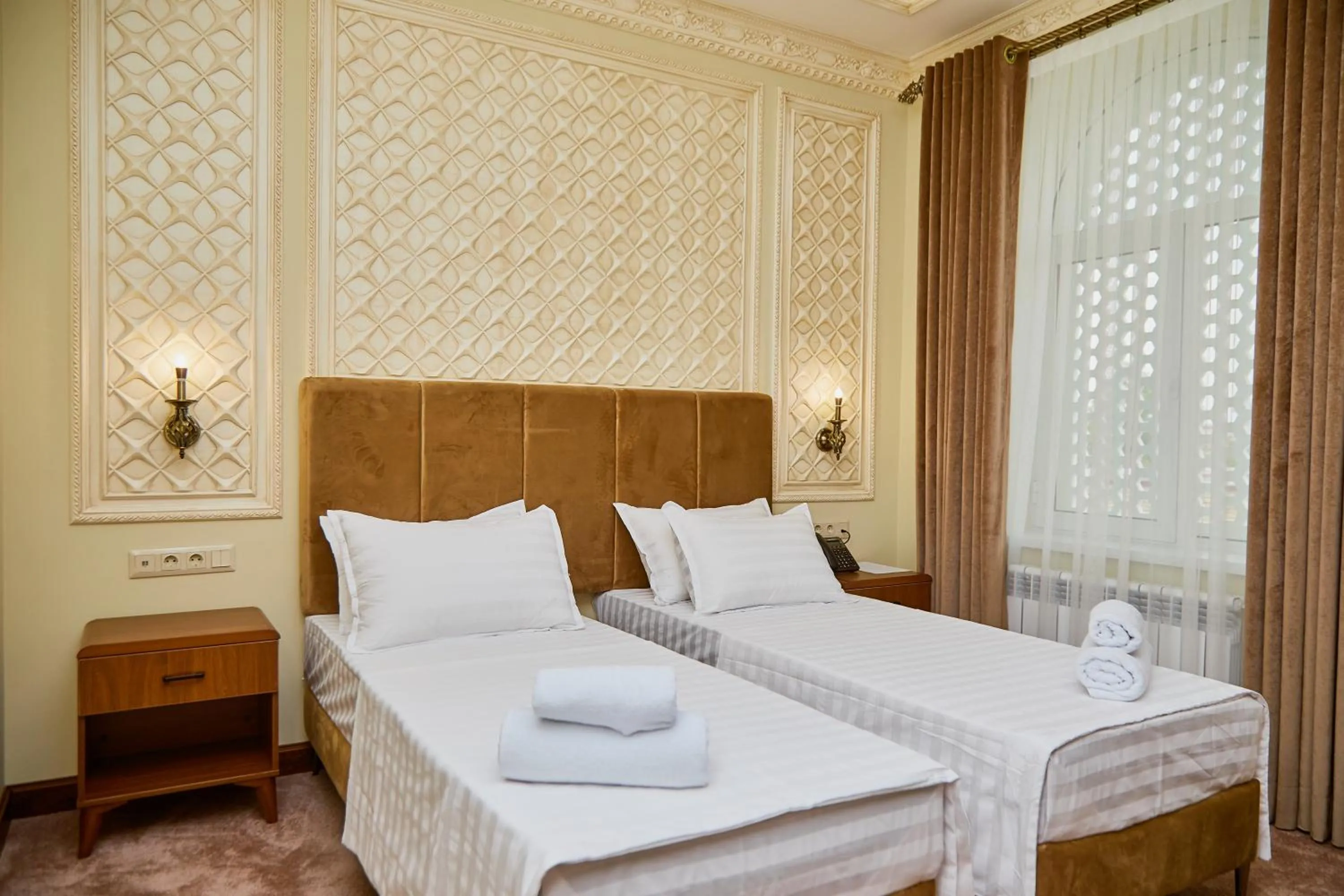 Bed in Sangzor Boutique Hotel