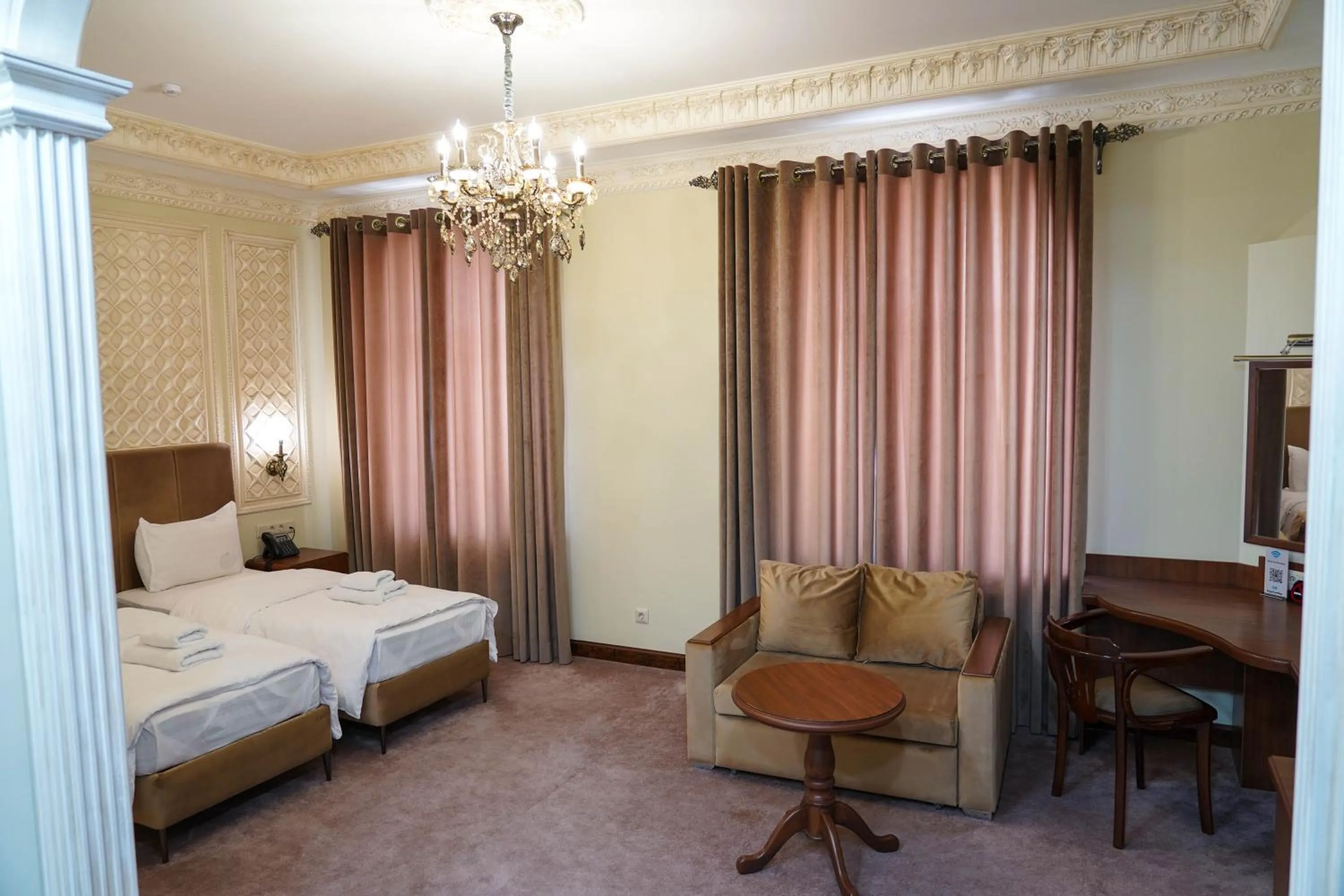 Bed in Sangzor Boutique Hotel