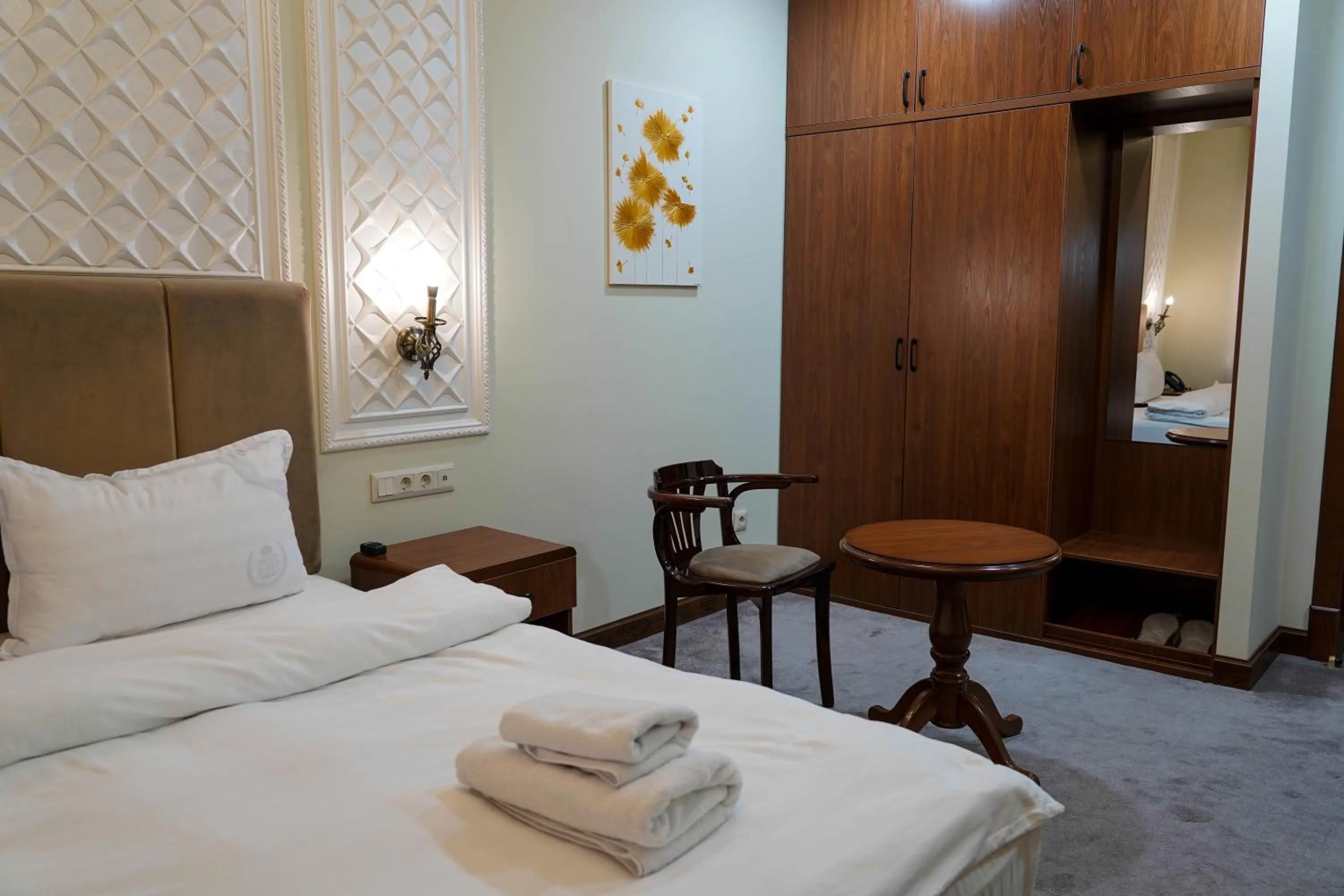 Bed in Sangzor Boutique Hotel