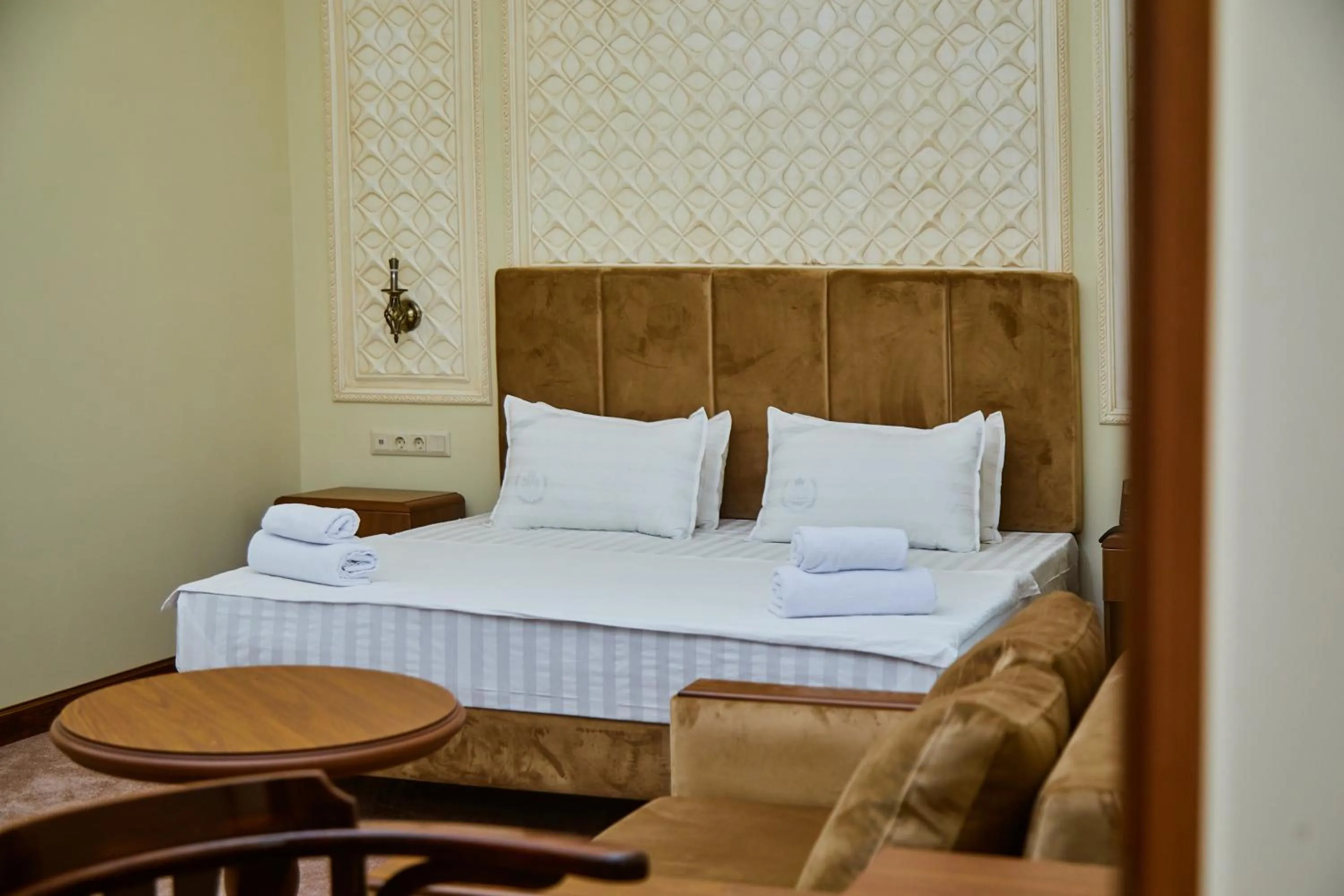 Bed in Sangzor Boutique Hotel
