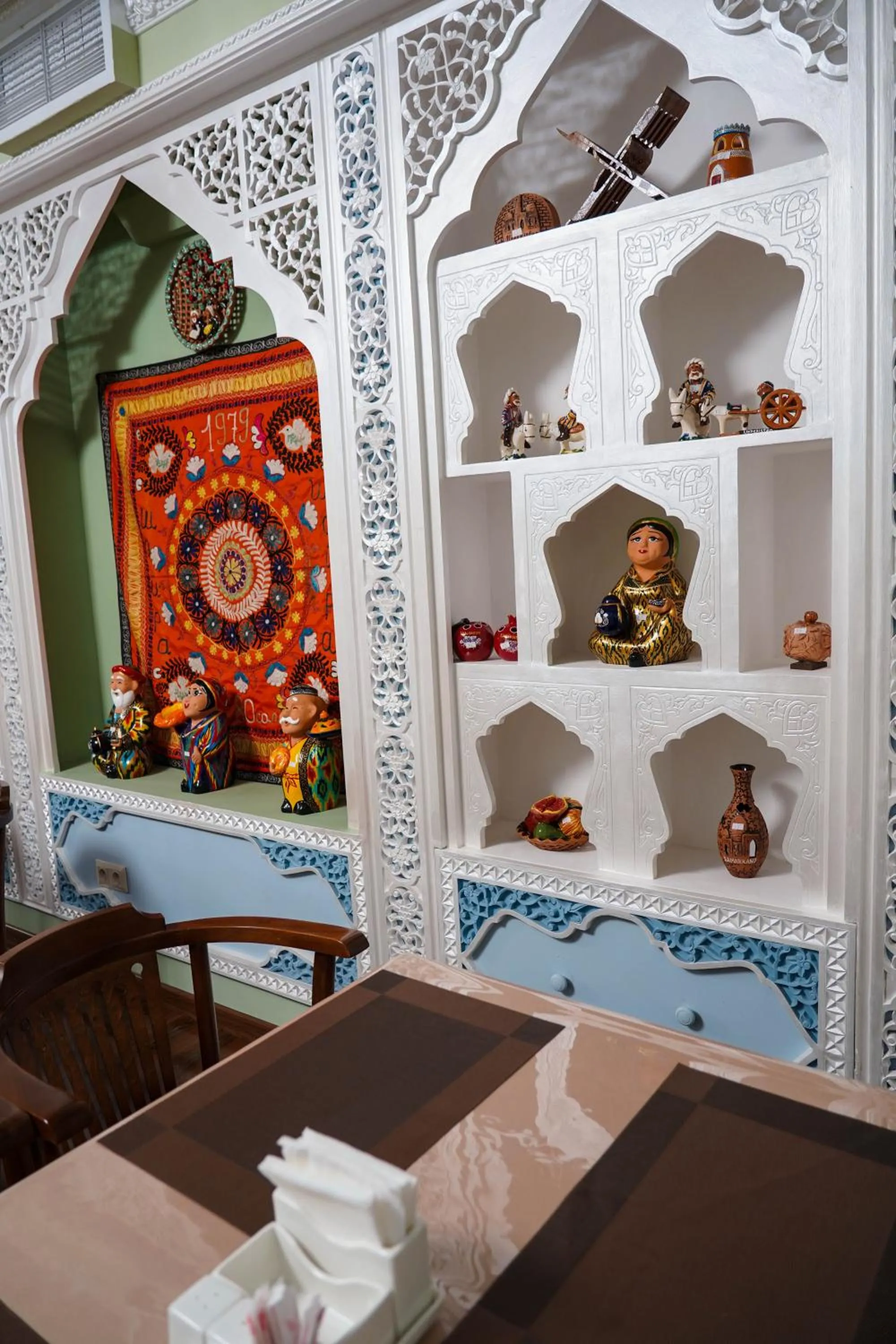 Decorative detail in Sangzor Boutique Hotel