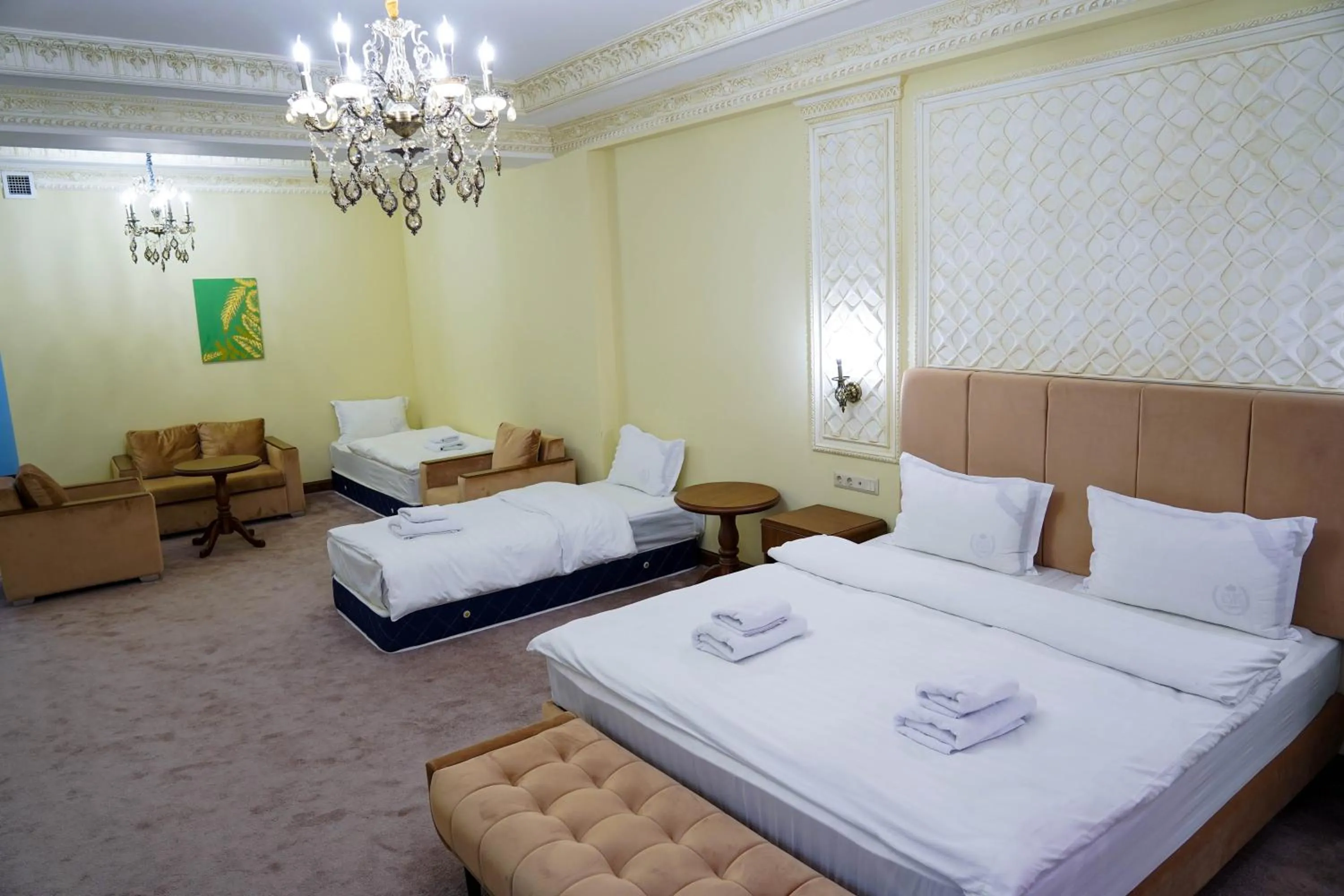 Bed in Sangzor Boutique Hotel