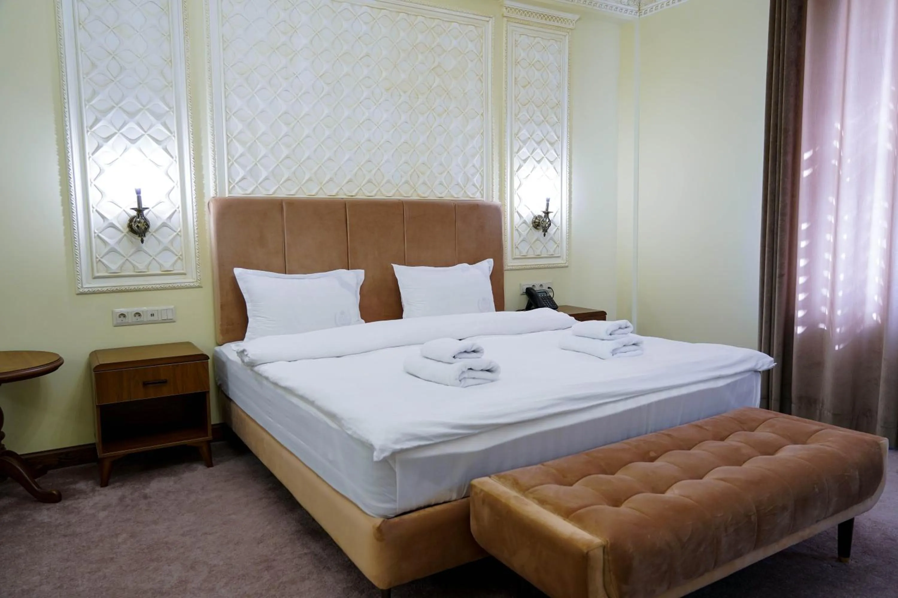 Bed in Sangzor Boutique Hotel