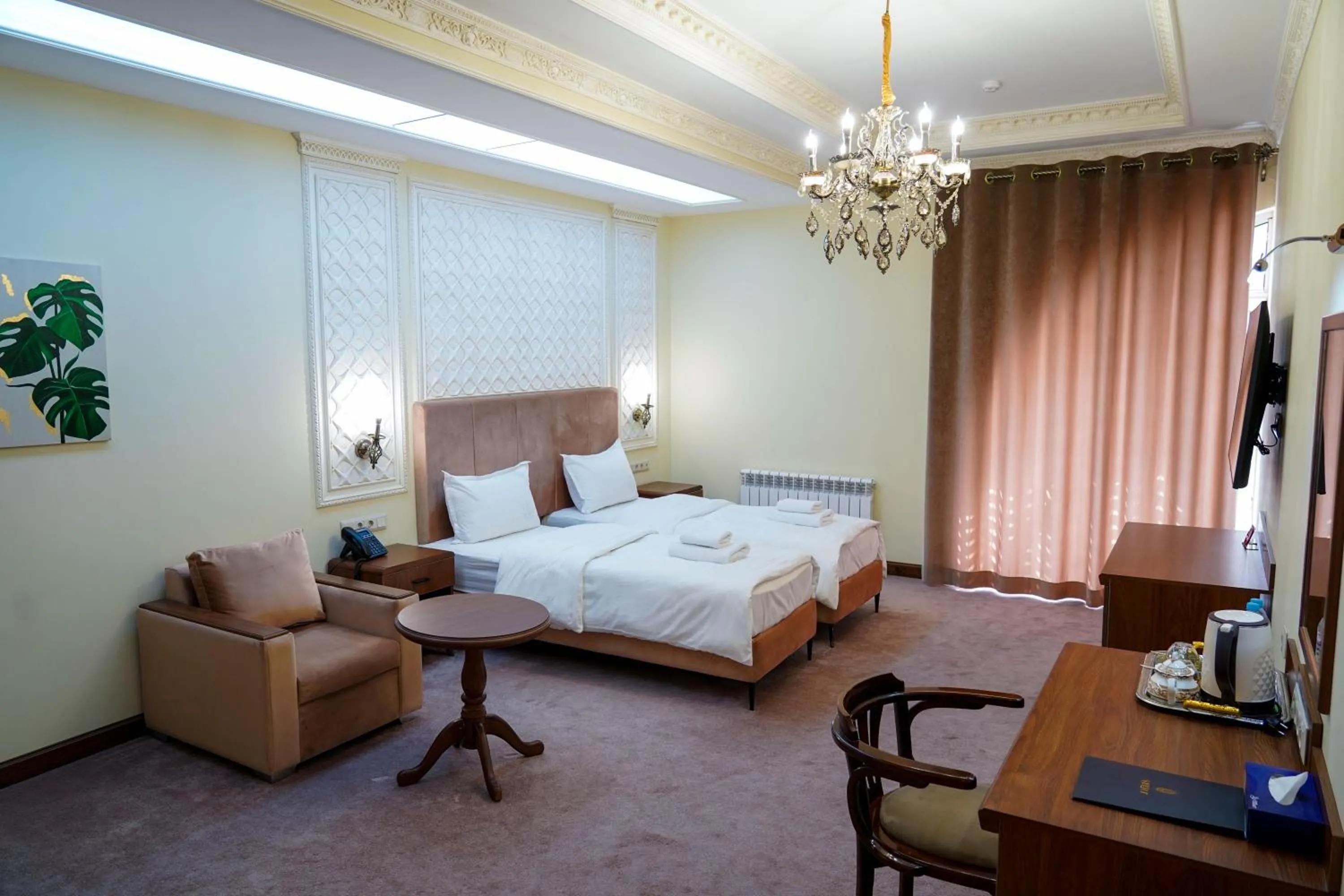 Bed in Sangzor Boutique Hotel