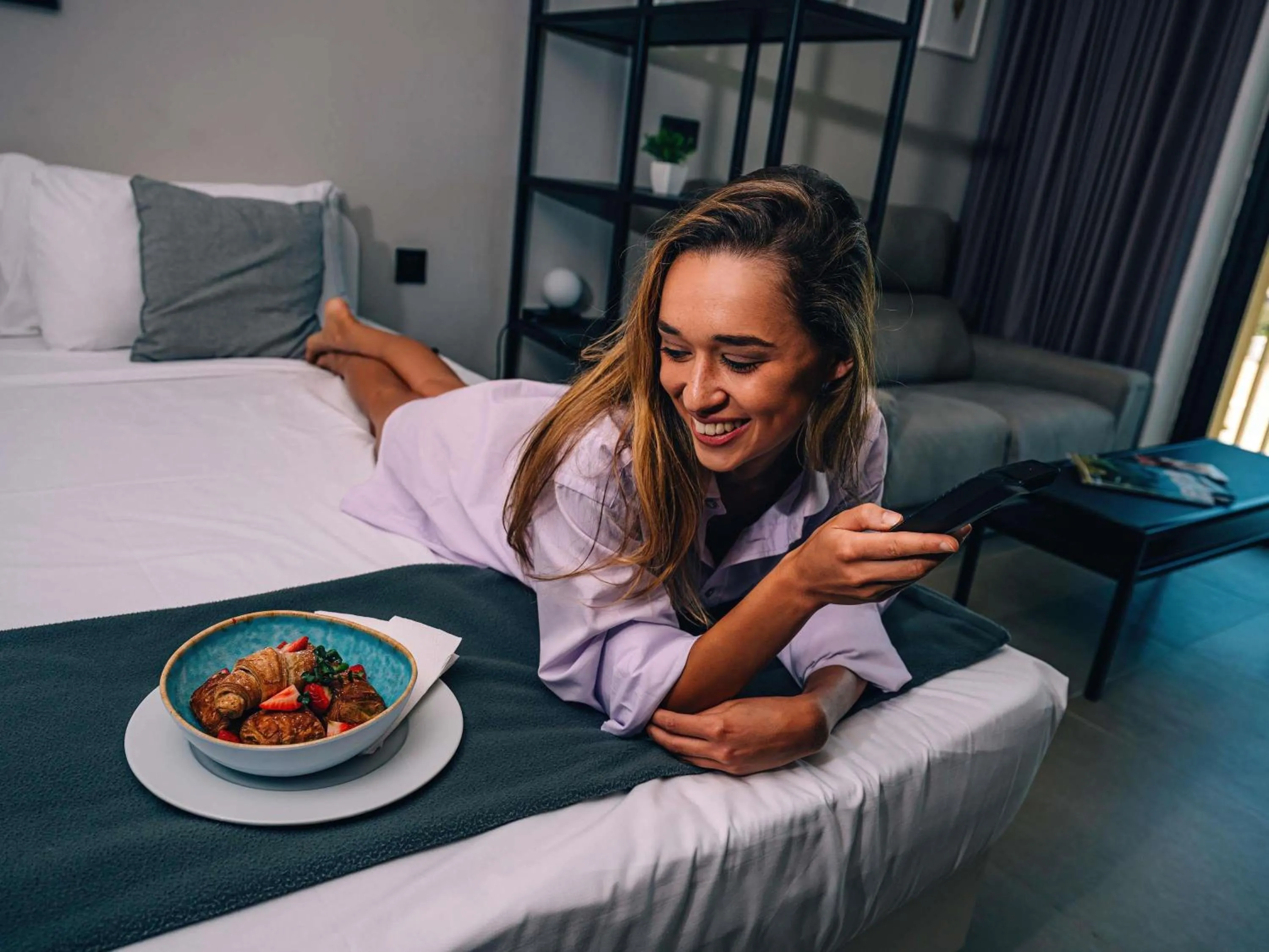 Bedroom, Bed in Aparthotel Adagio Malta Central